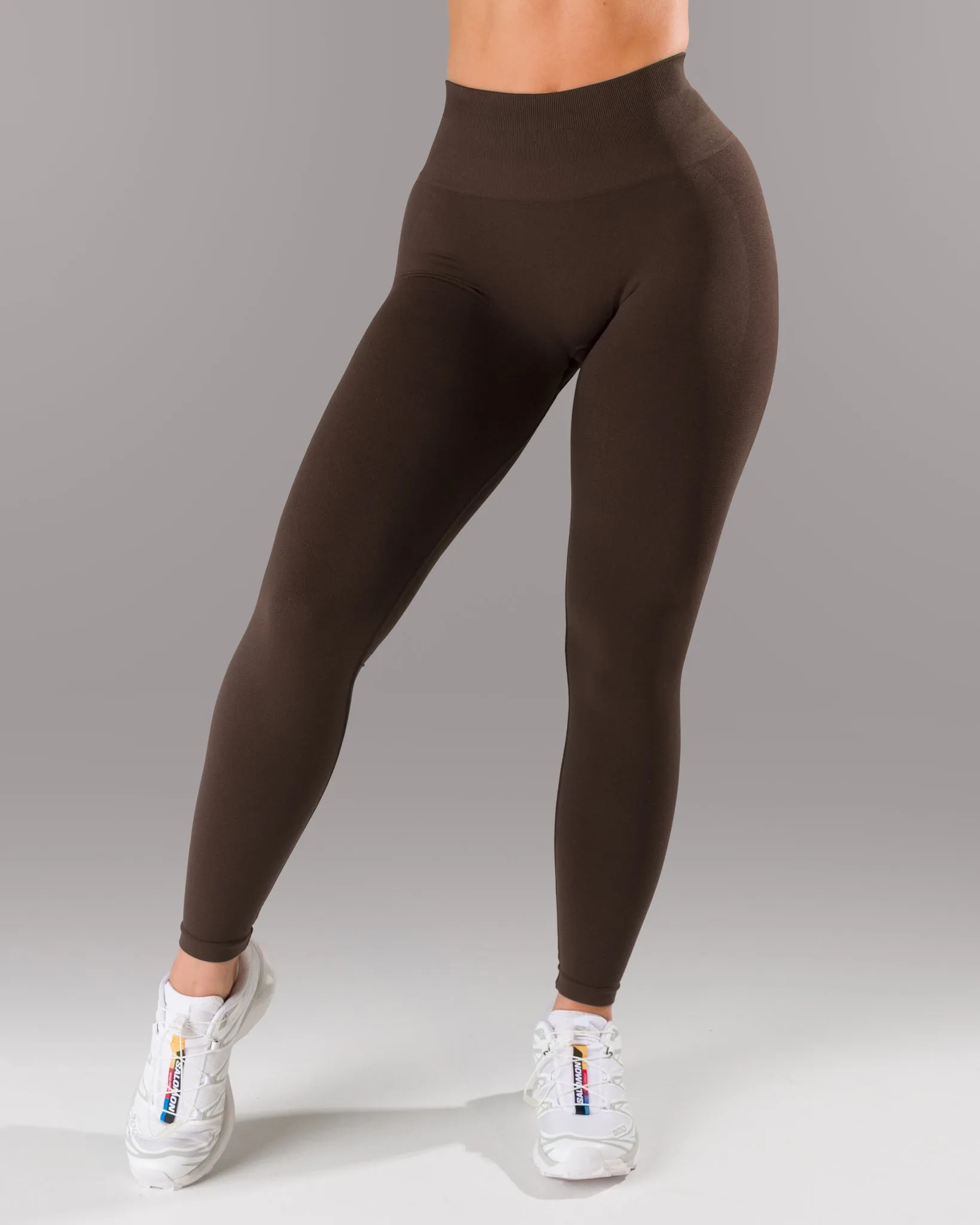 Pump Mid Rise Legging - Espresso sold by Alphalete product image thumbnail 2