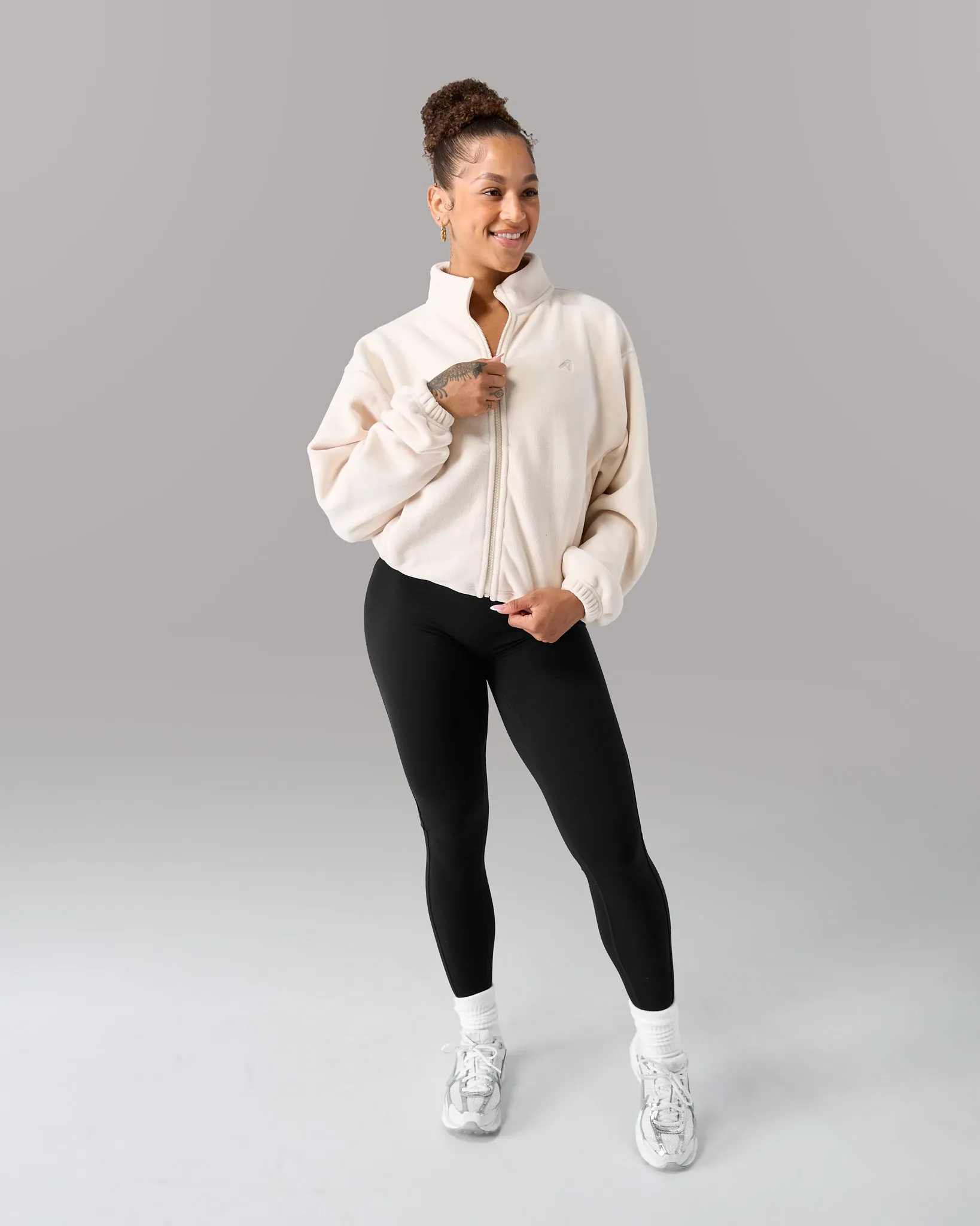 Fleece Jacket - Cream sold by Alphalete product image thumbnail 2