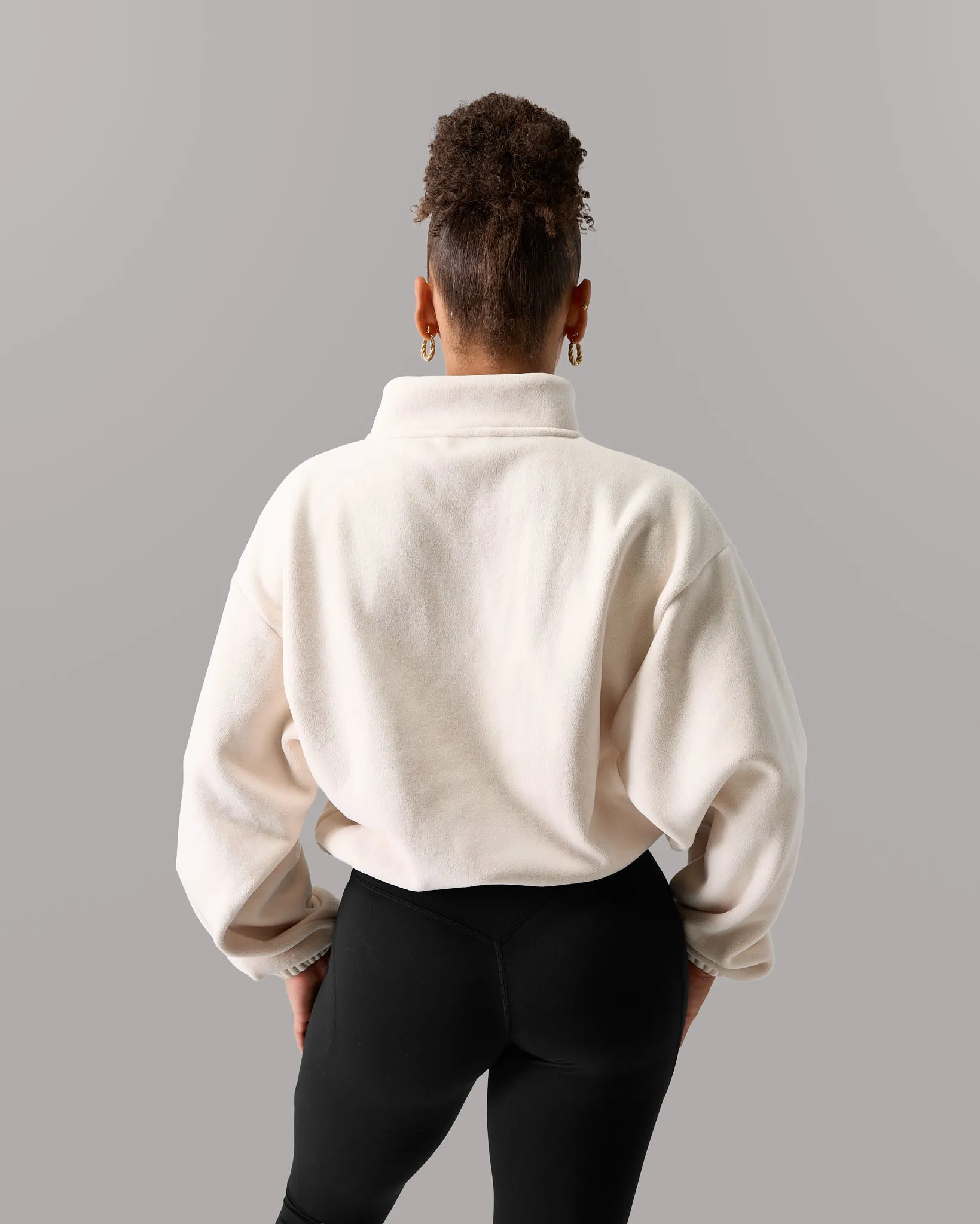 Fleece Jacket - Cream sold by Alphalete product image thumbnail 4