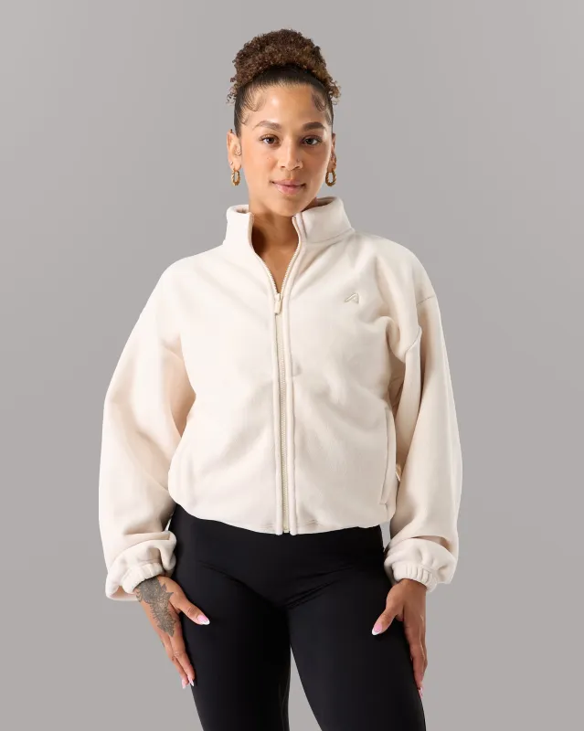 Fleece Jacket - Cream sold by Alphalete