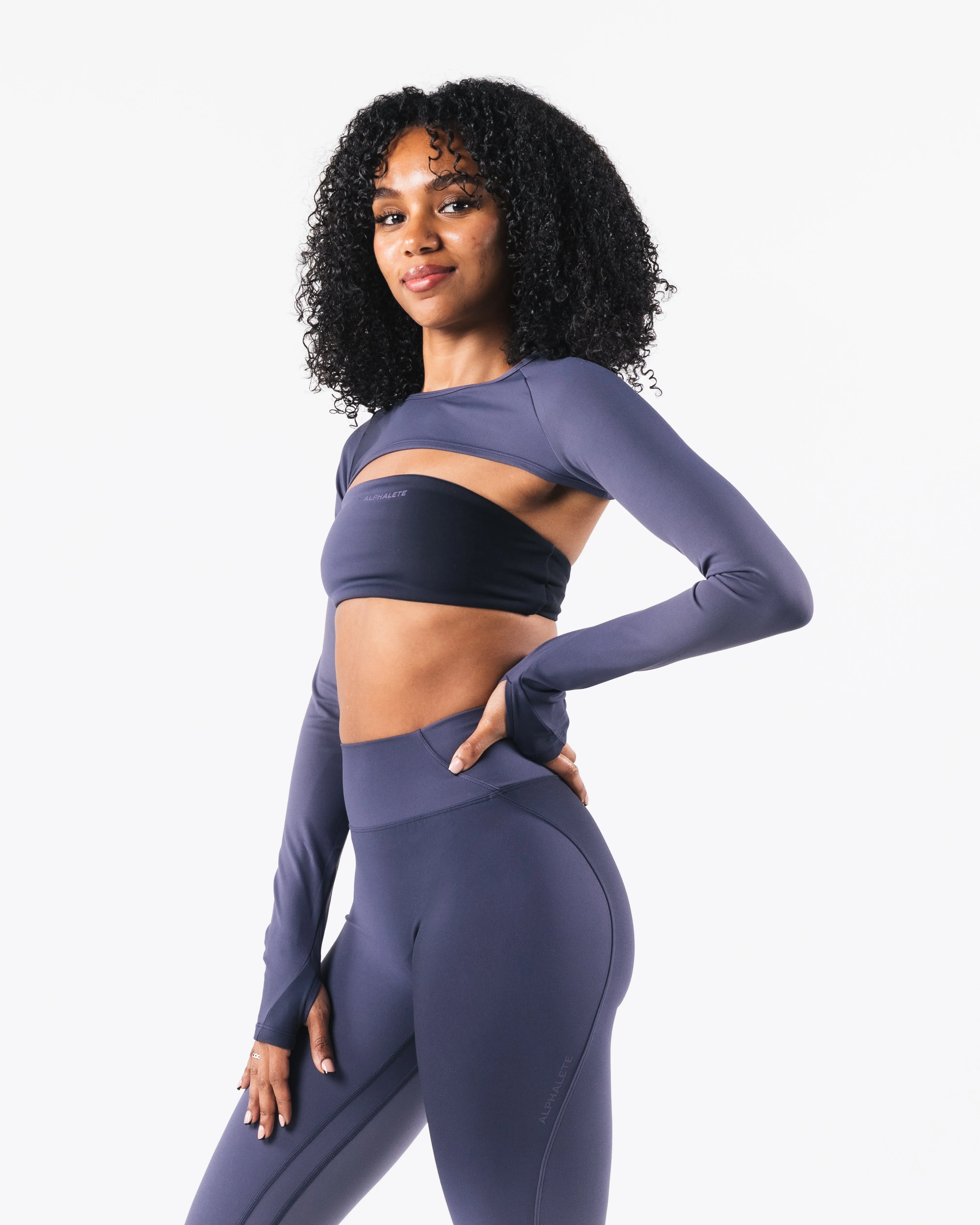 Aura Shrug LS - Aura Blizzard Print sold by Alphalete product image thumbnail 3