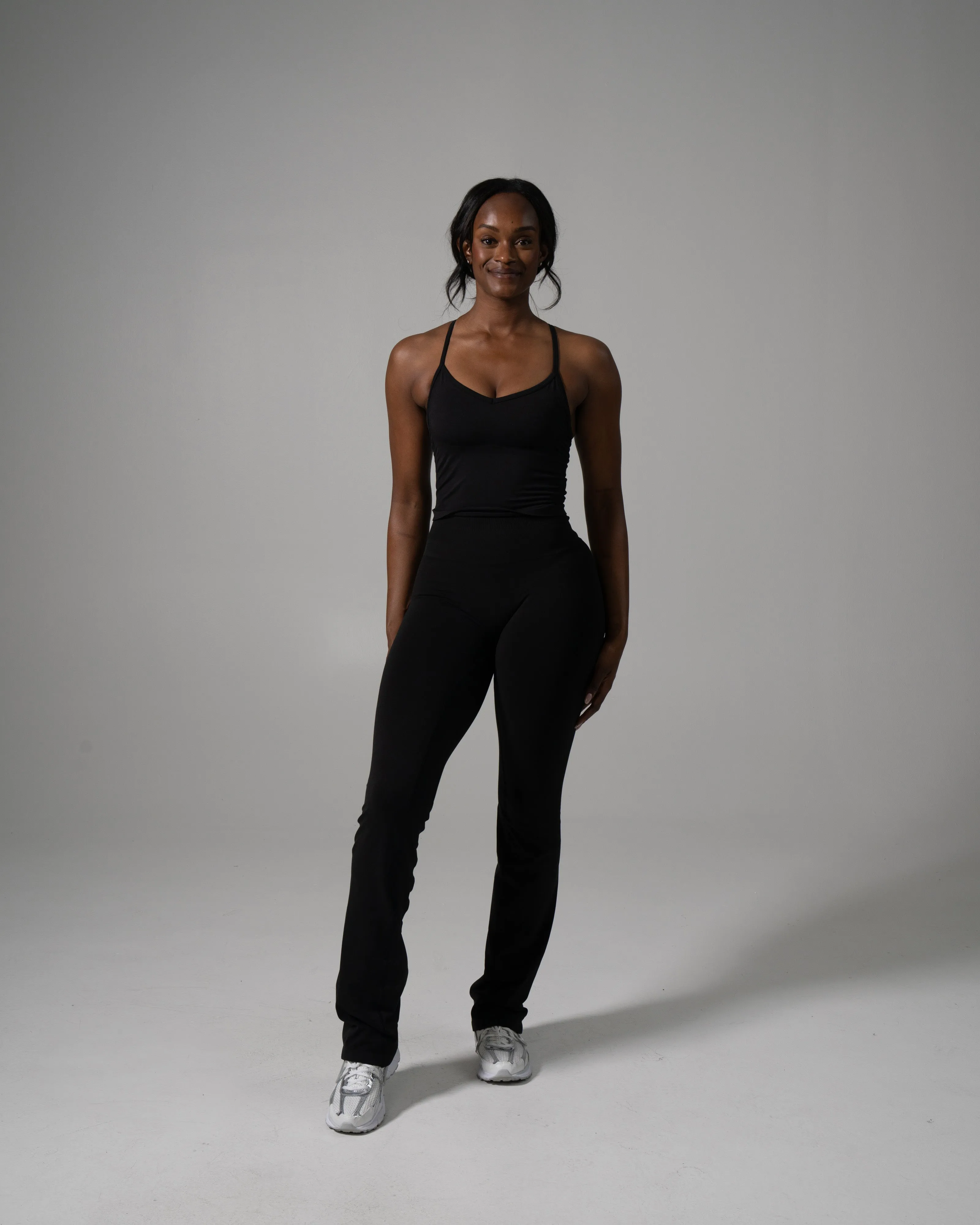Pump Mid Rise Flared Pant Long - Black sold by Alphalete product image thumbnail 5