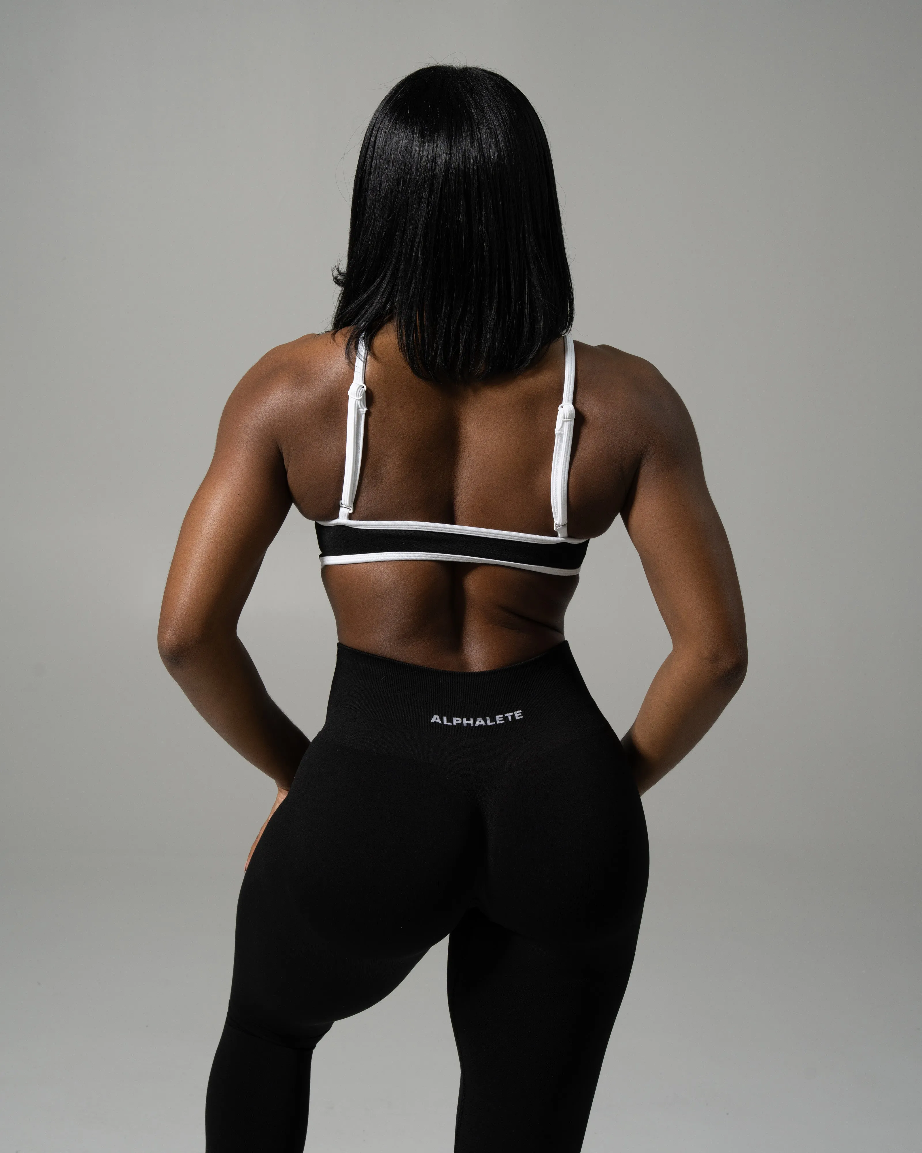 Sandy Bra - Black Contrast sold by Alphalete product image thumbnail 2