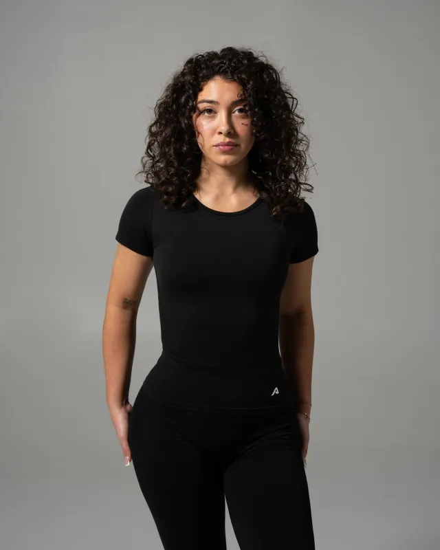 Glass Tee - Black made by Alphalete
