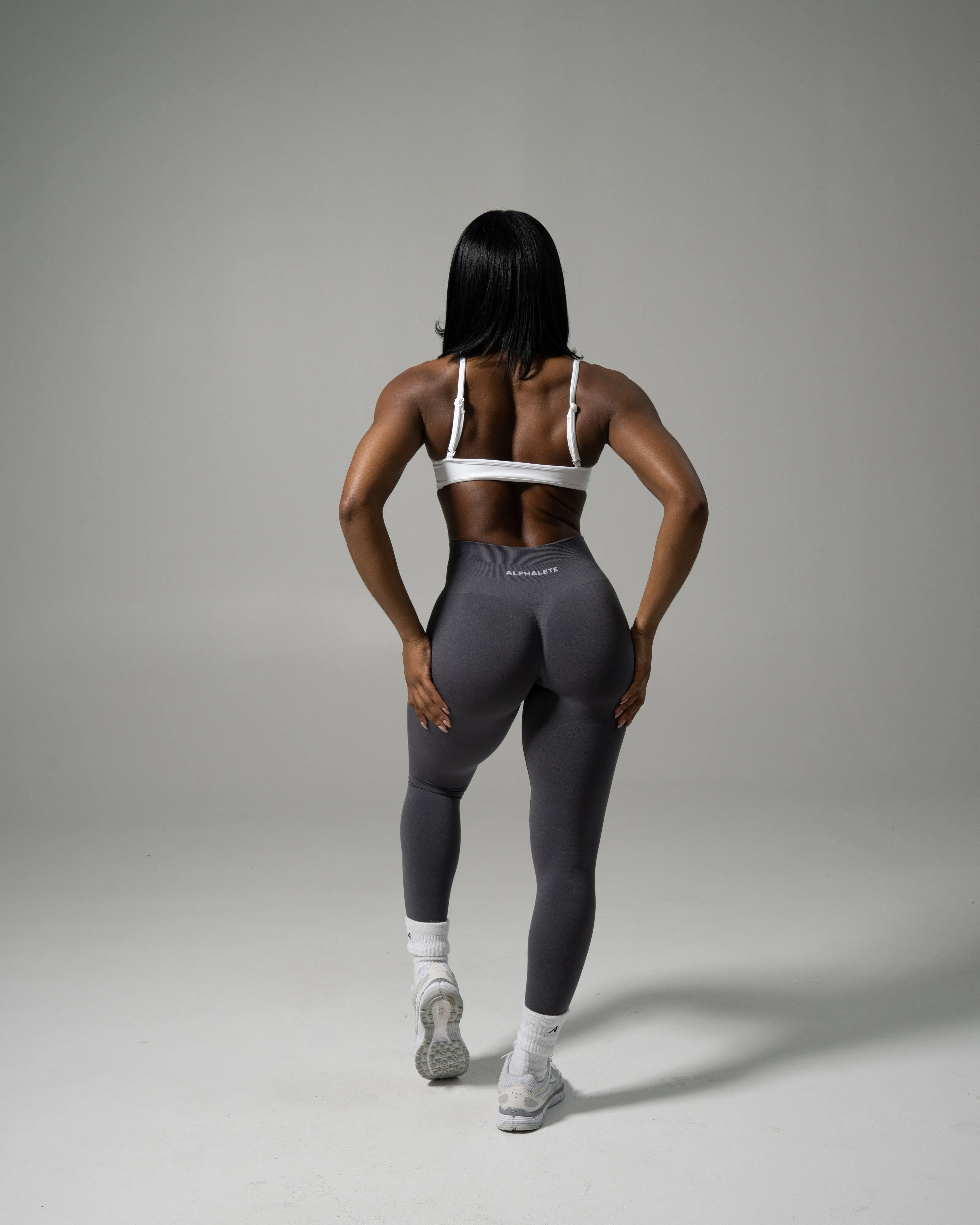Pump Mid Rise Legging - Thunderstorm sold by Alphalete product image thumbnail 4