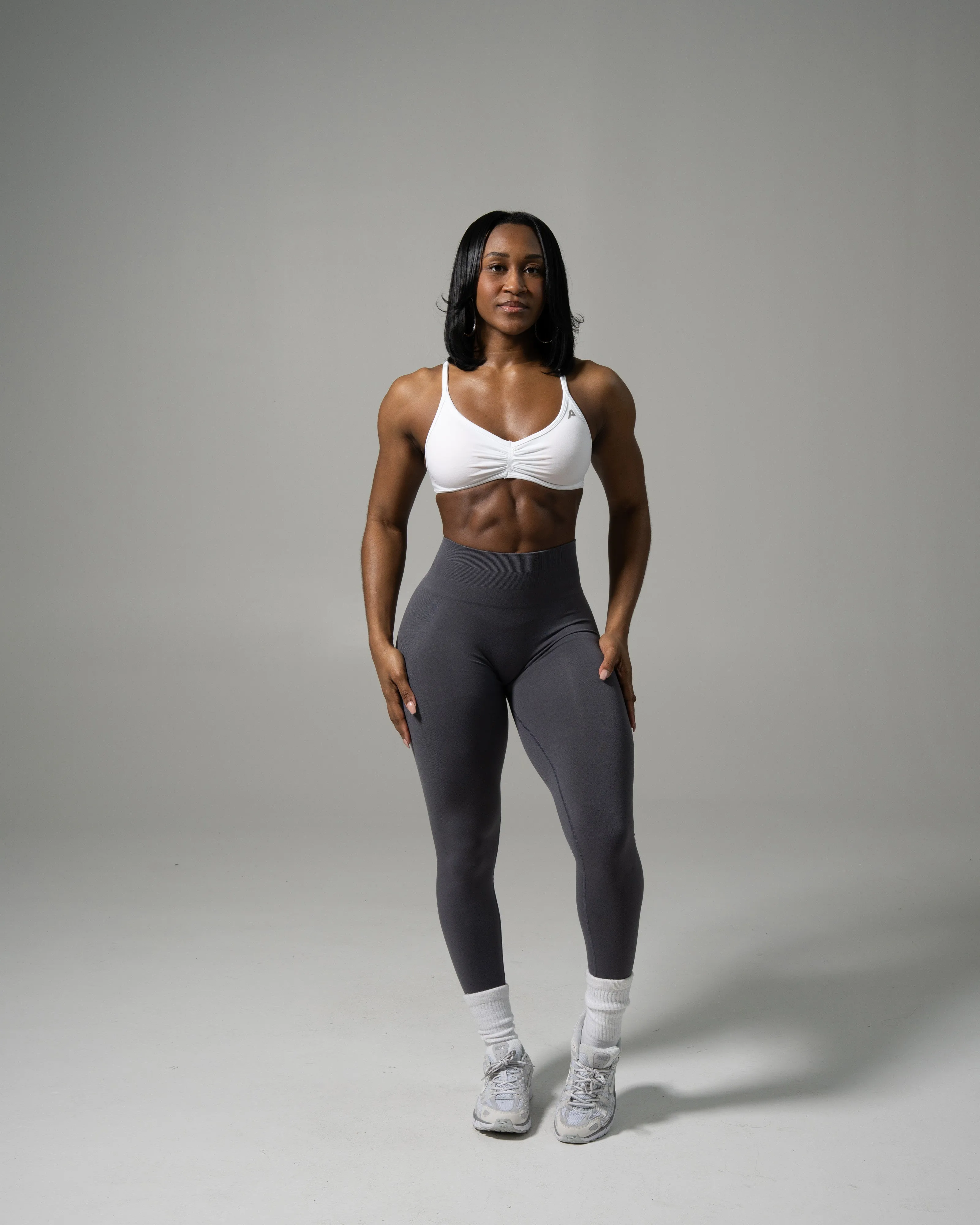 Pump Mid Rise Legging - Thunderstorm sold by Alphalete product image thumbnail 5