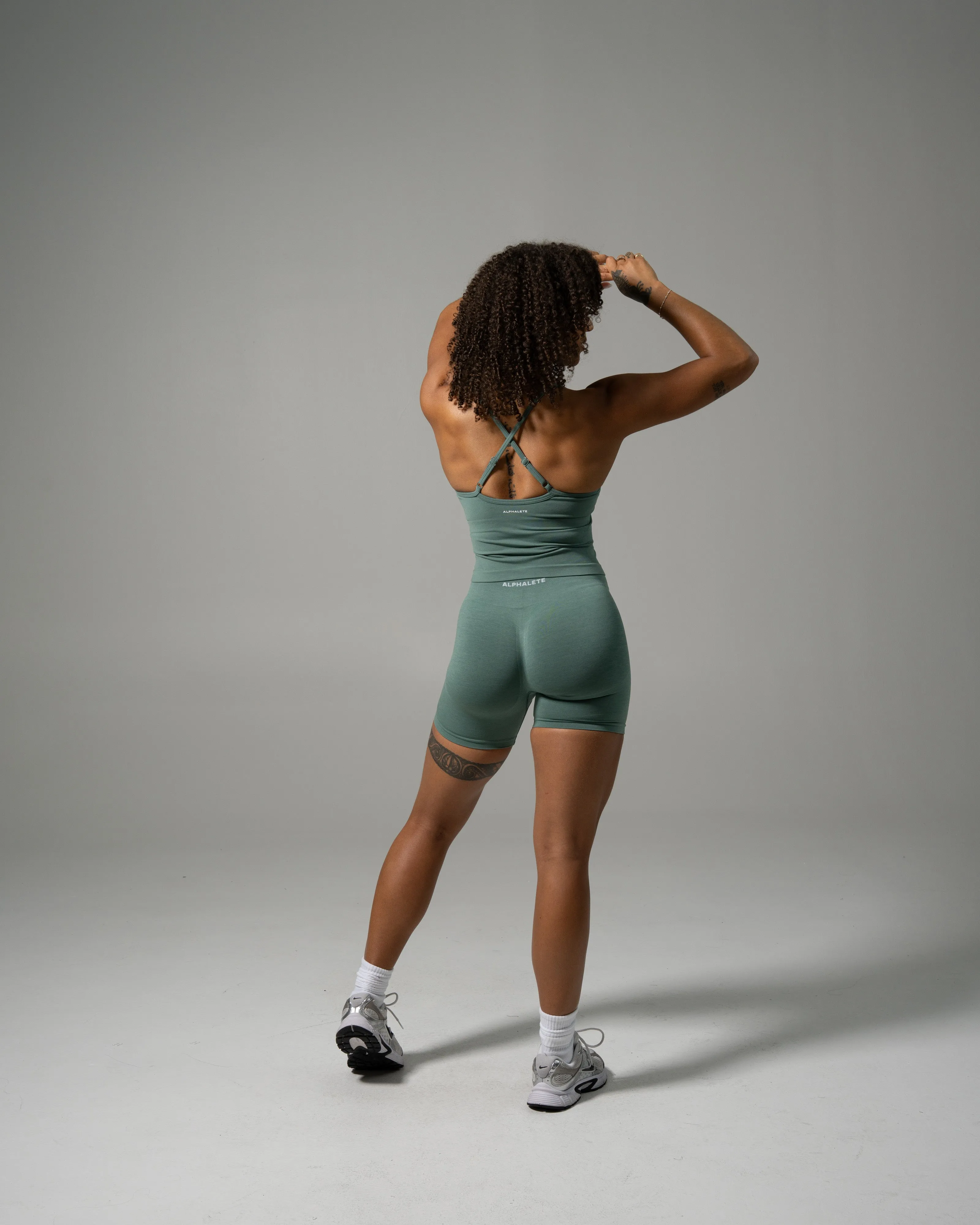 Pump High Rise Short - Juniper Green sold by Alphalete product image thumbnail 4