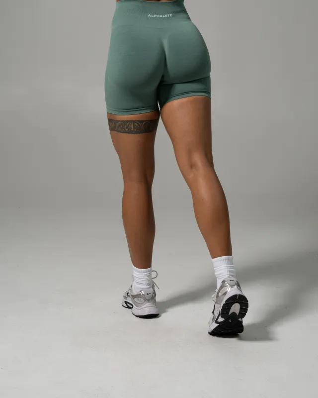 Pump High Rise Short - Juniper Green sold by Alphalete