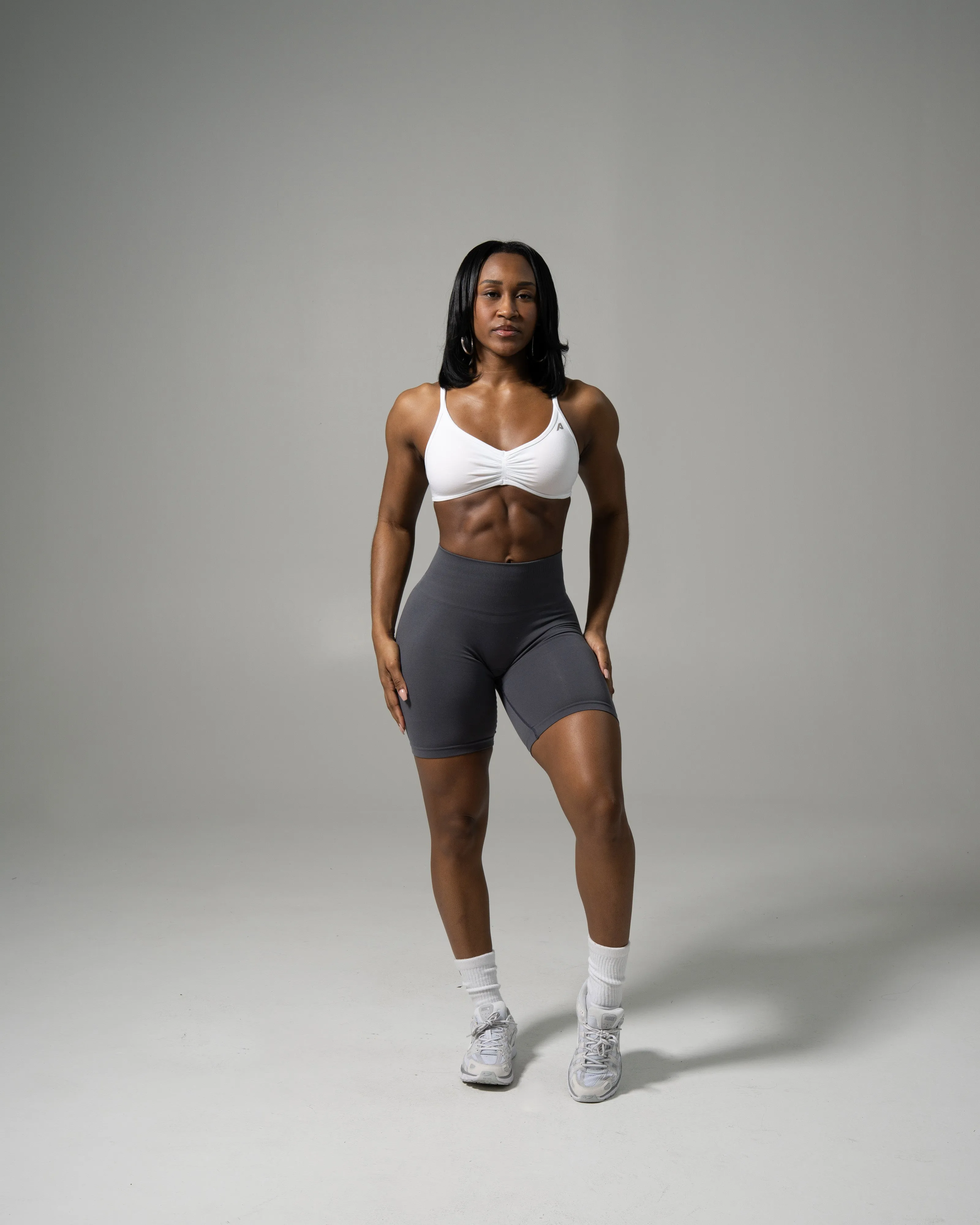 Pump Mid Rise Biker Short - Thunderstorm sold by Alphalete product image thumbnail 5