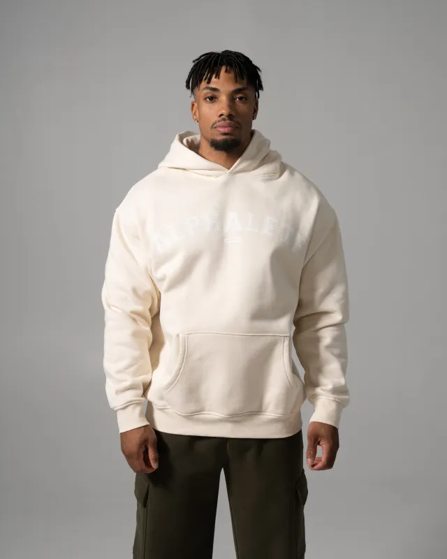 Varsity Hoodie - Cream sold by Alphalete