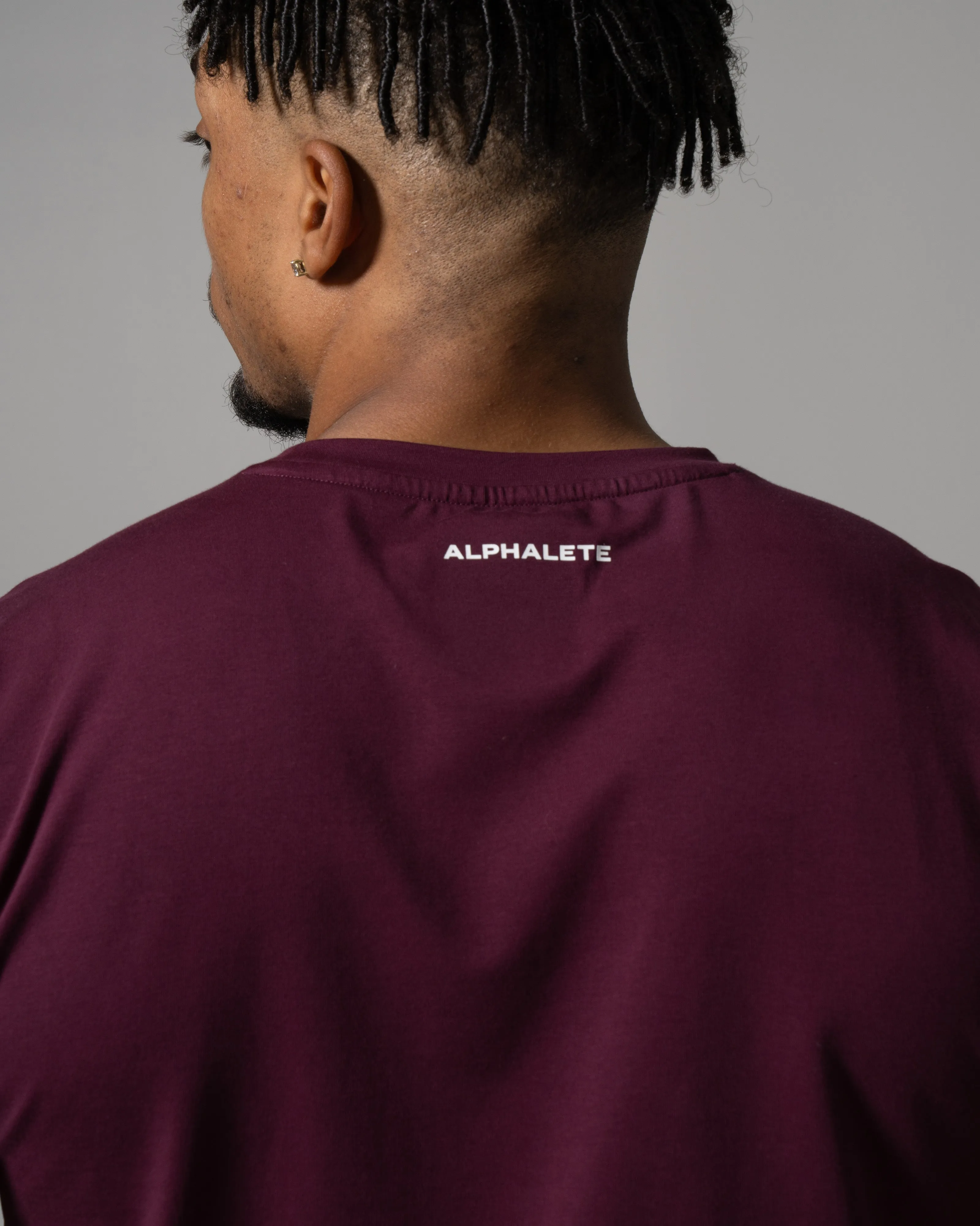 Precision Tee - Merlot sold by Alphalete product image thumbnail 5