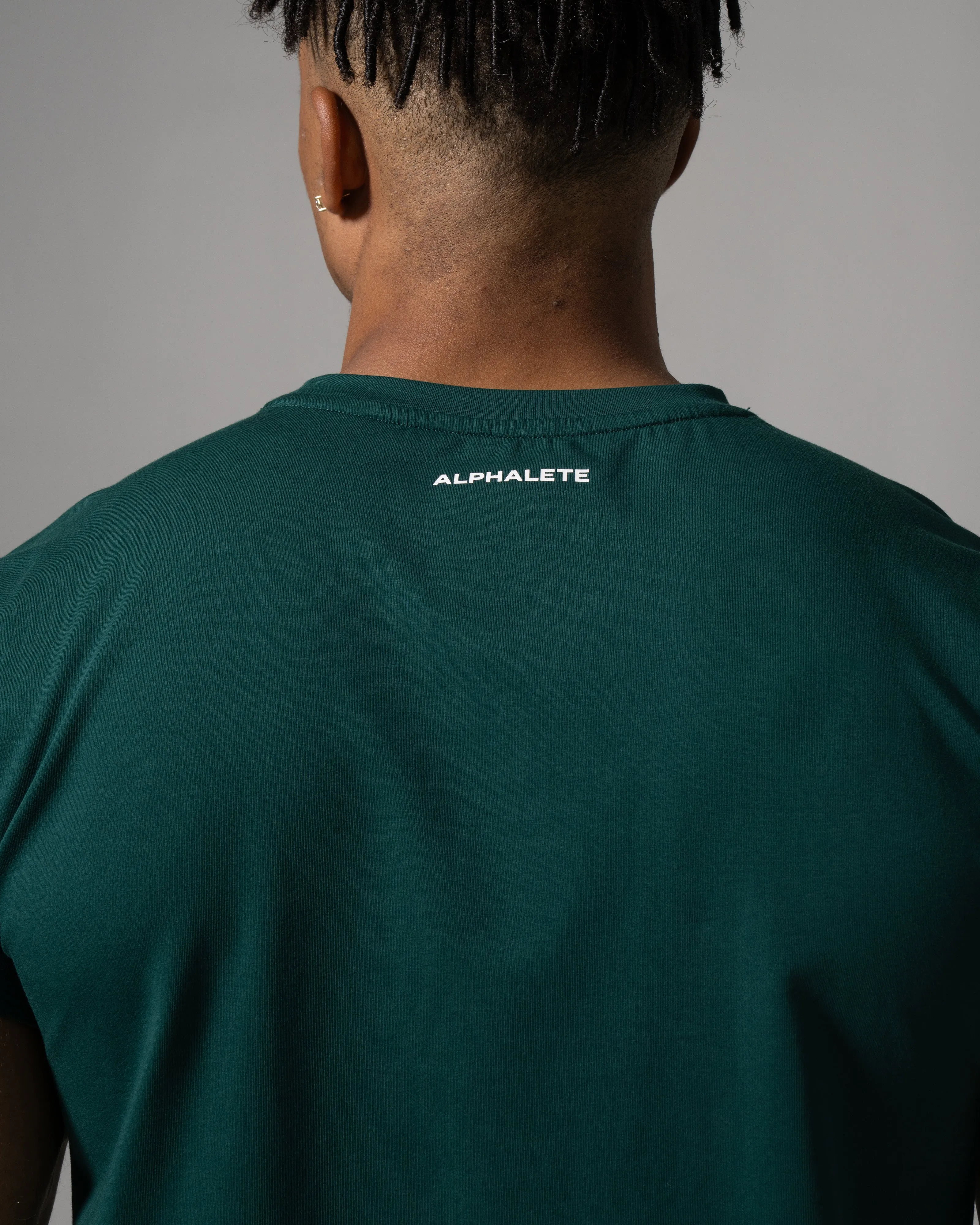 Precision Tee - Dark Green sold by Alphalete product image thumbnail 5