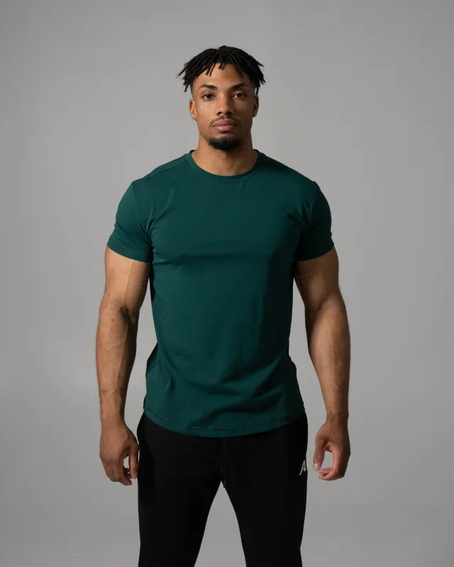 Precision Tee - Dark Green made by Alphalete