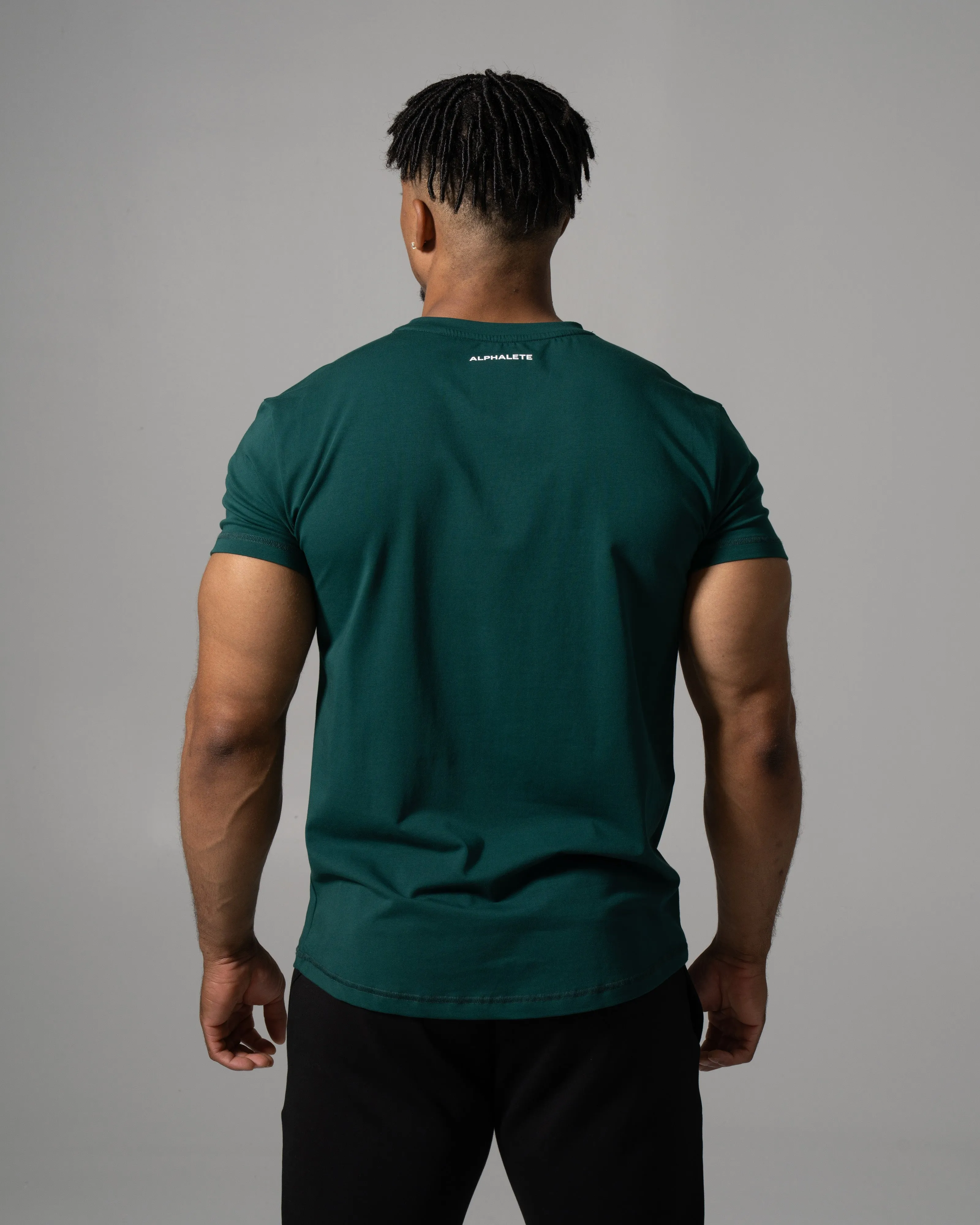 Precision Tee - Dark Green sold by Alphalete product image thumbnail 2
