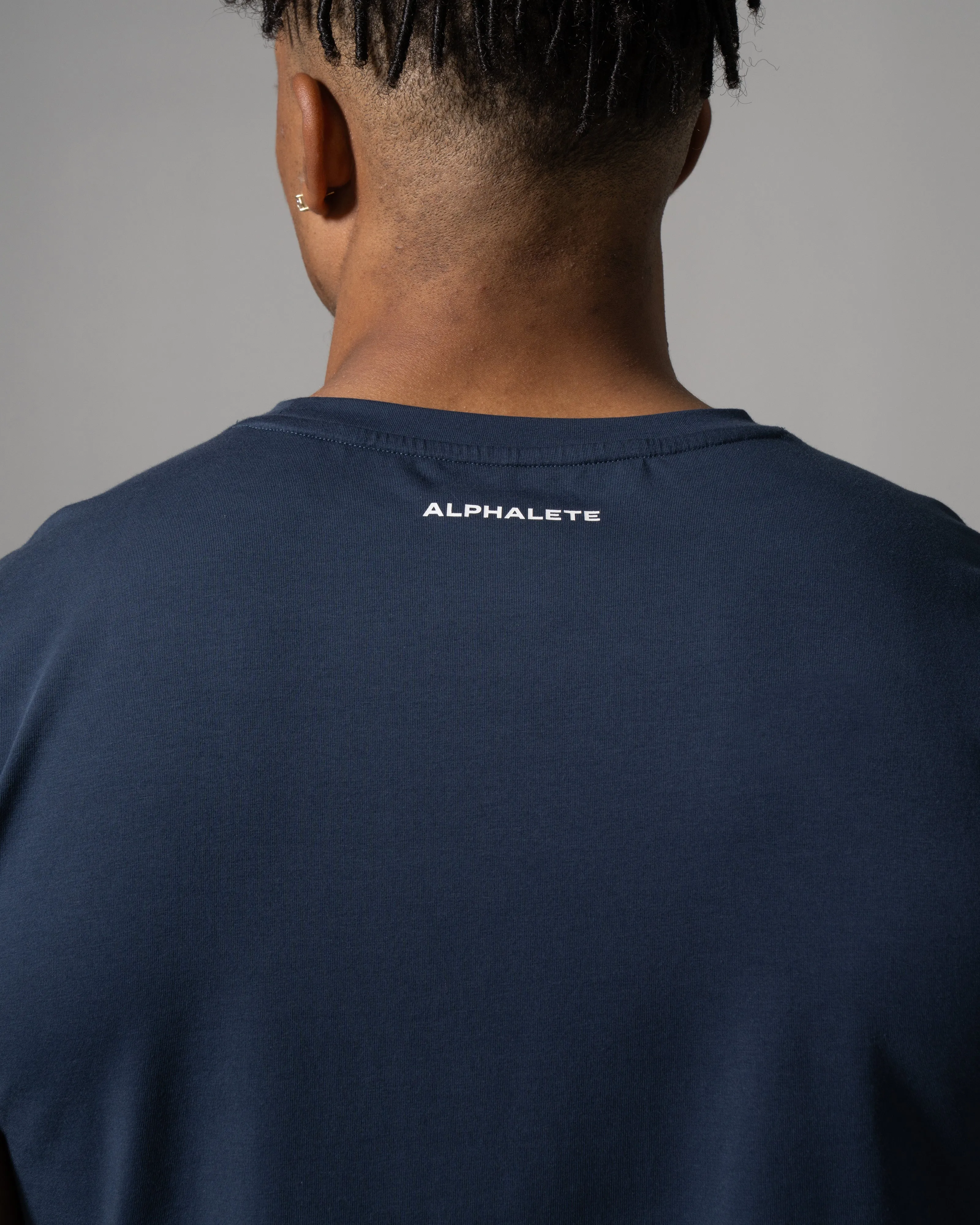 Precision Tee - Muted Blue sold by Alphalete product image thumbnail 5