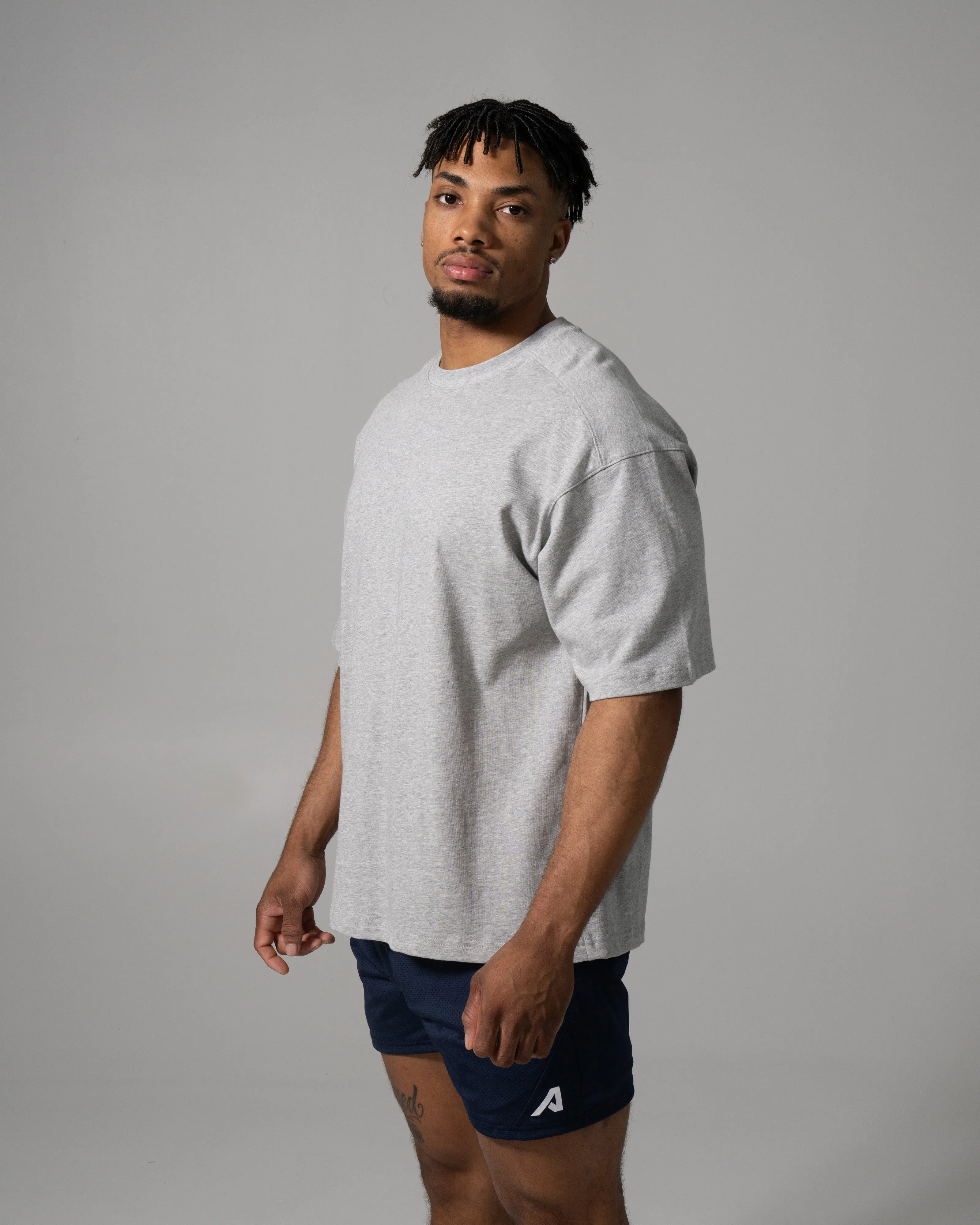 Alpha Tee - Med Heather Grey sold by Alphalete product image thumbnail 3