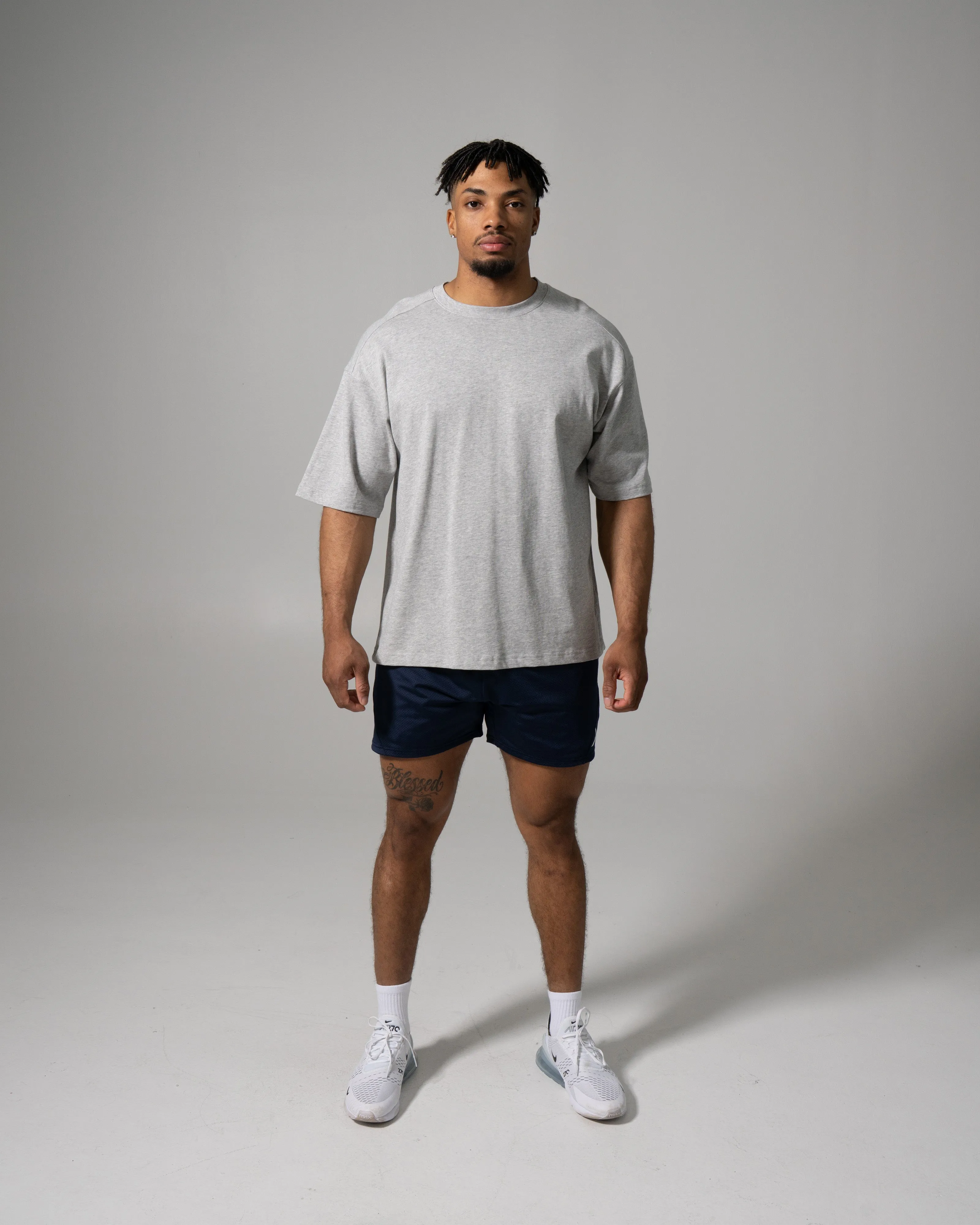Alpha Tee - Med Heather Grey sold by Alphalete product image thumbnail 4