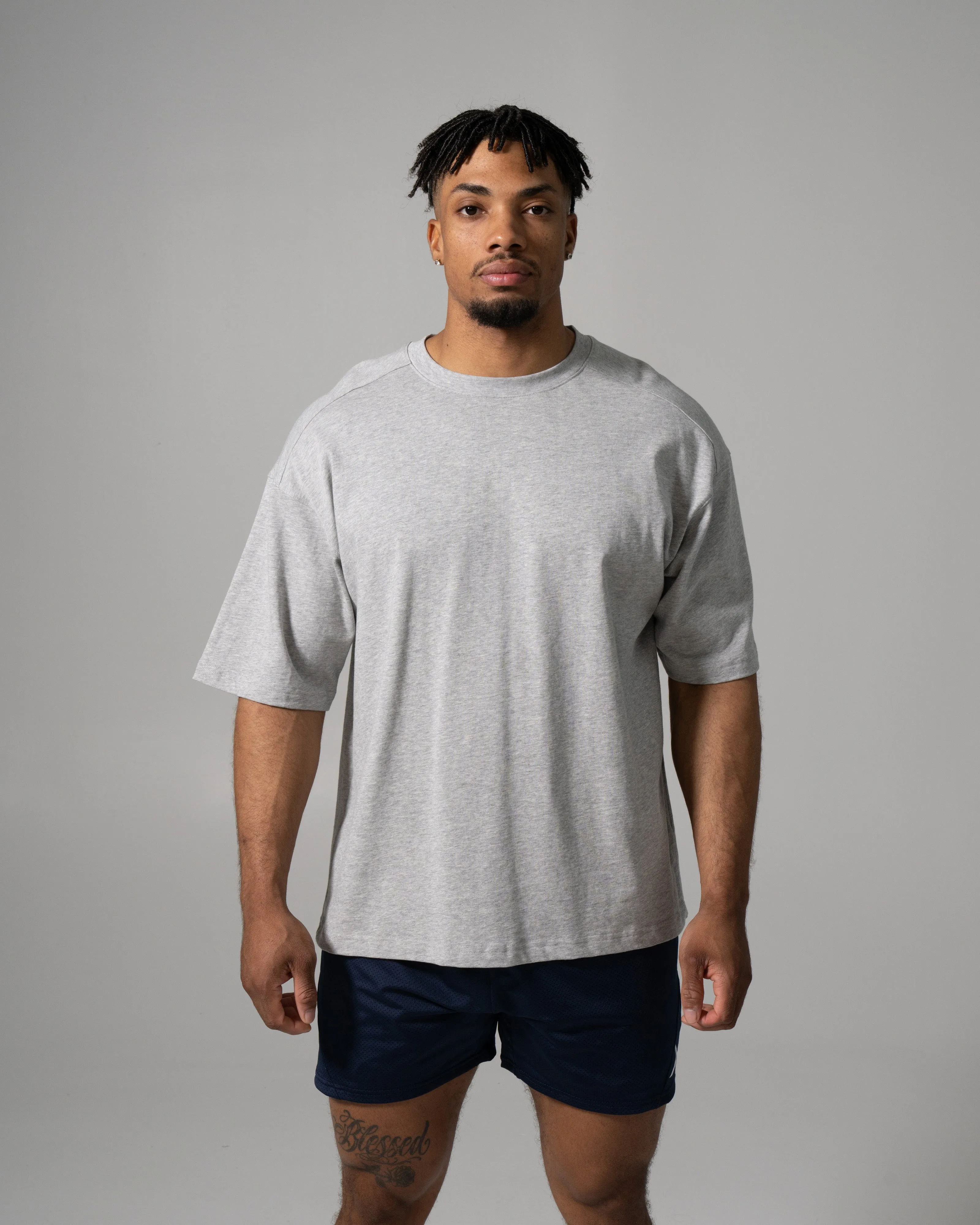 Alpha Tee - Med Heather Grey sold by Alphalete product image thumbnail 2