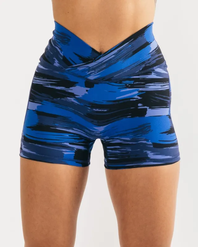 Surface Power Short 5" - Electric Blue Canvas Camo sold by Alphalete