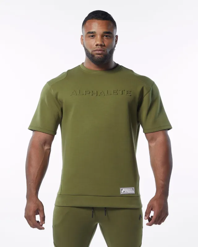 ELMTS Half Sleeve Pullover - Olive sold by Alphalete