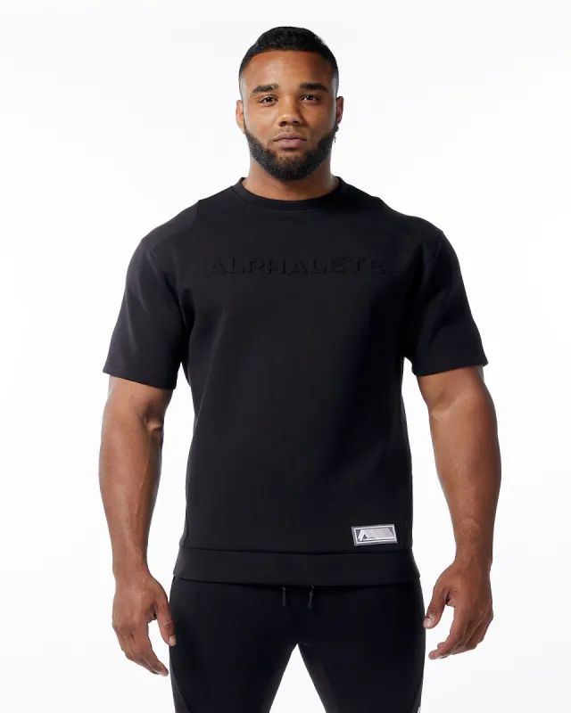 ELMTS Half Sleeve Pullover - Black sold by Alphalete