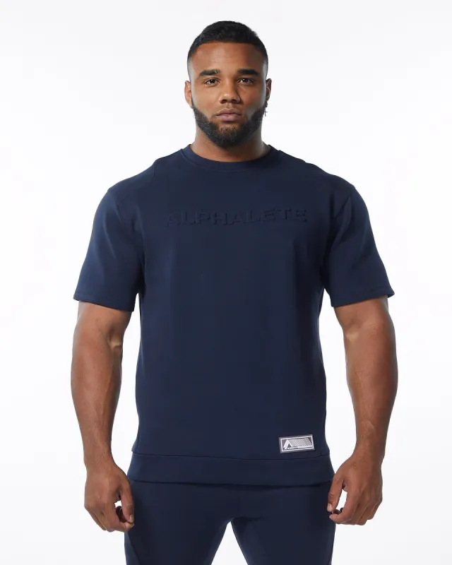 ELMTS Half Sleeve Pullover - Navy sold by Alphalete