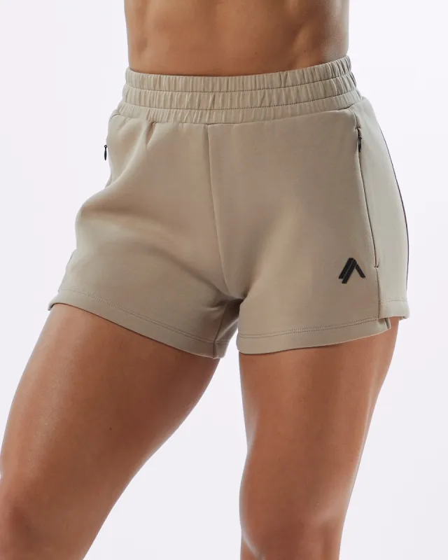 ELMTS Athletic Short 3.5" - Tan sold by Alphalete