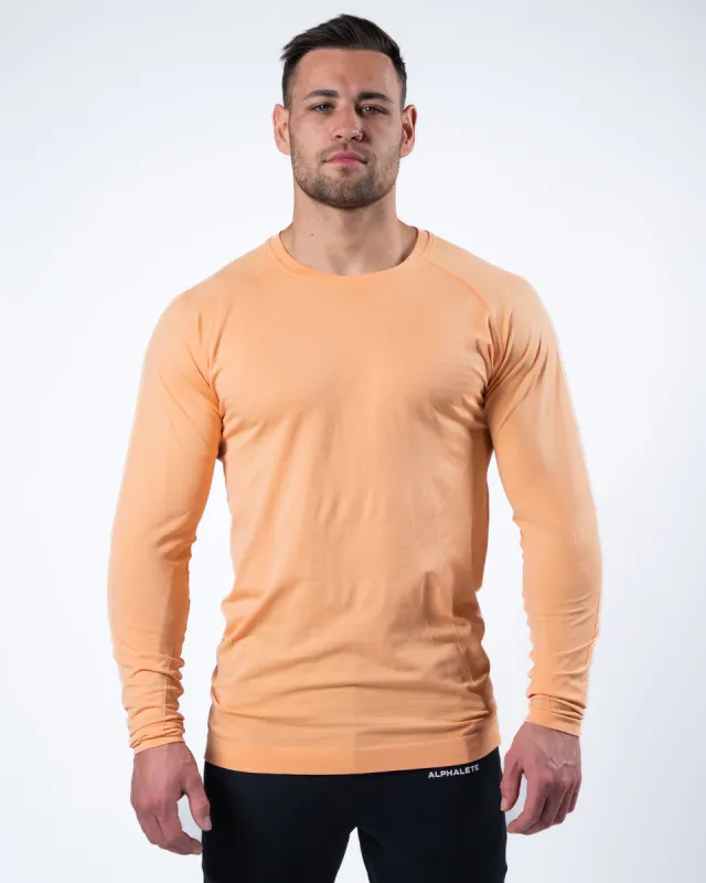 Hero Long Sleeve Tee - Cheeky Coral sold by Alphalete