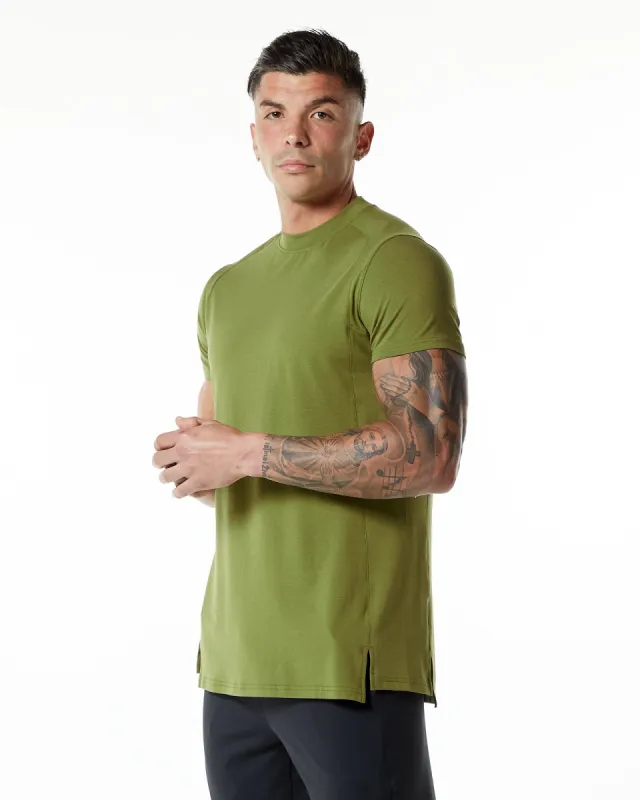 Evo Tee - Moss Green sold by Alphalete