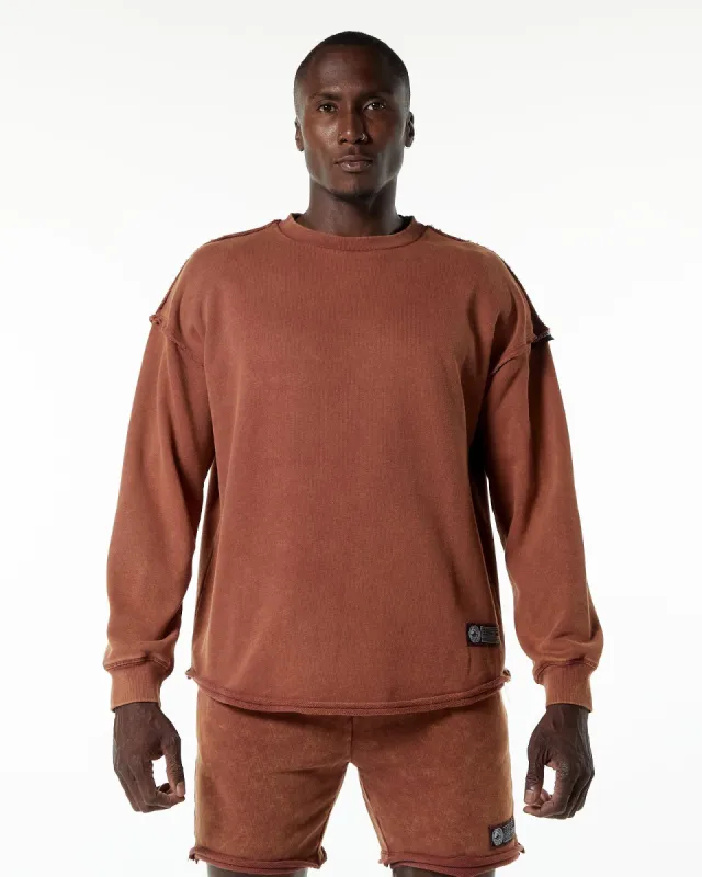 Very Terry Pullover - Bloodstone sold by Alphalete