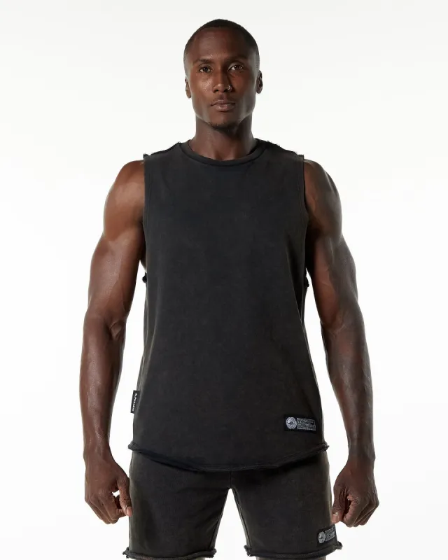 Very Terry Cutoff - Onyx made by Alphalete
