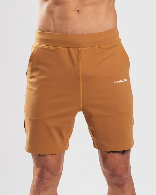 Trace Short 8" - Camel sold by Alphalete