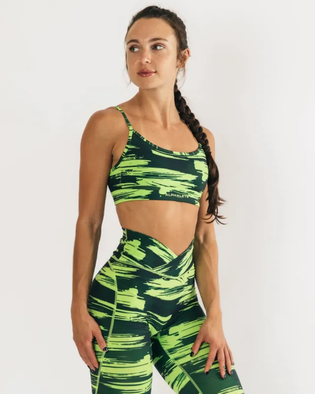 Surface Limitless Bra - Volt Canvas Camo sold by Alphalete