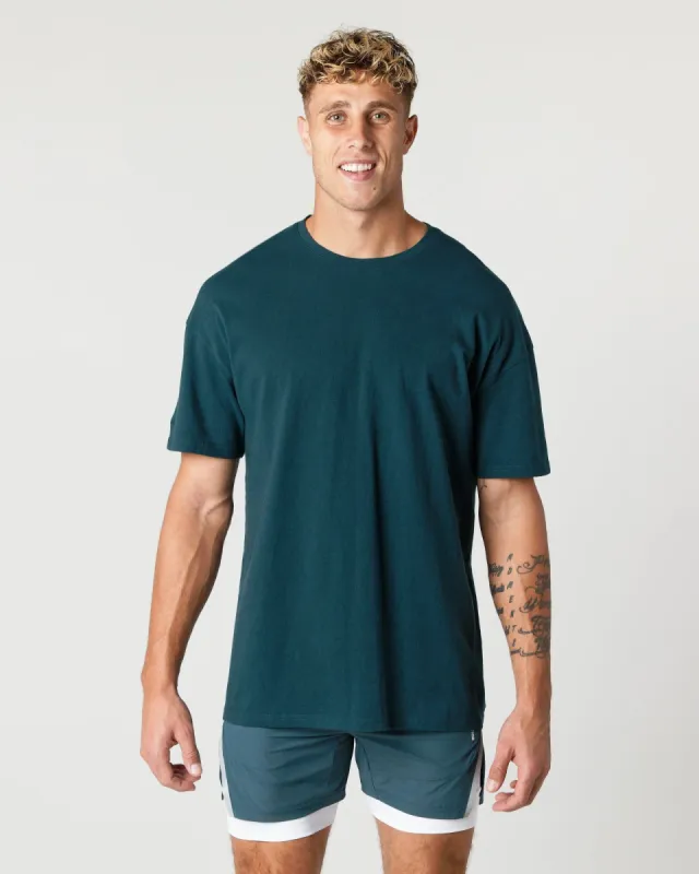 Heavy Cotton Core Tee - Midnight sold by Alphalete
