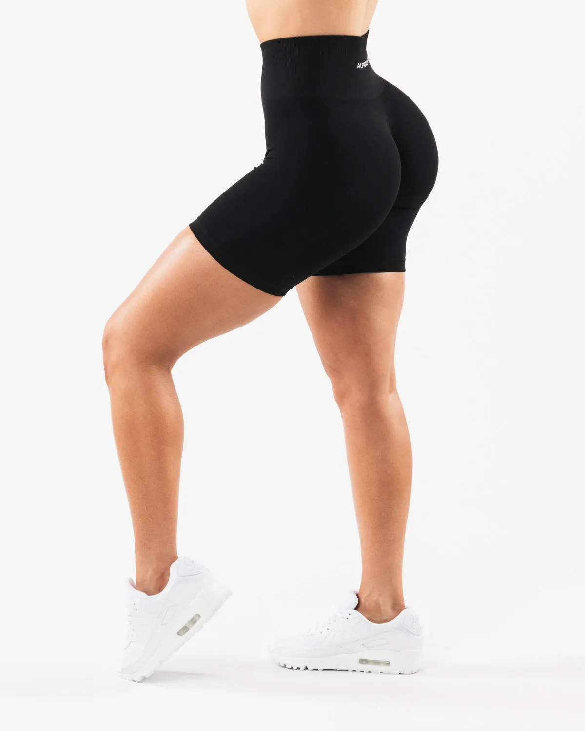 Amplify Ultra-High Rise Biker Short - Black sold by Alphalete product image thumbnail 4