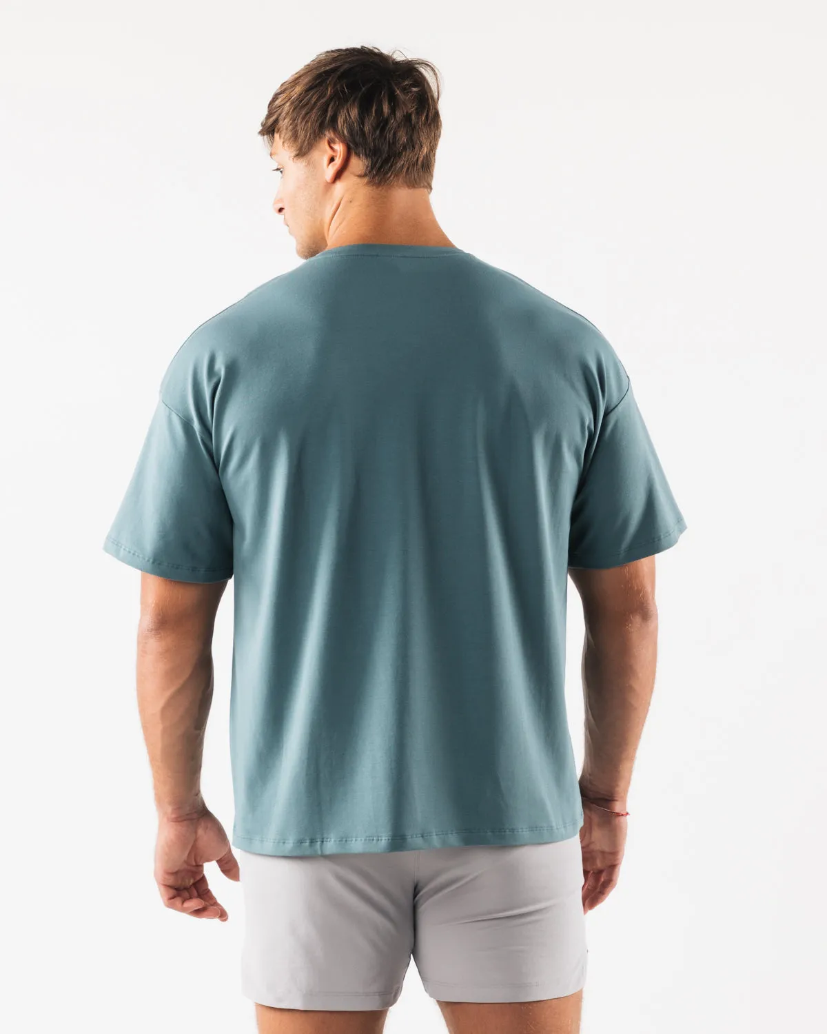 Wolf Head Paisley Print Tee - Turquoise sold by Alphalete product image thumbnail 4