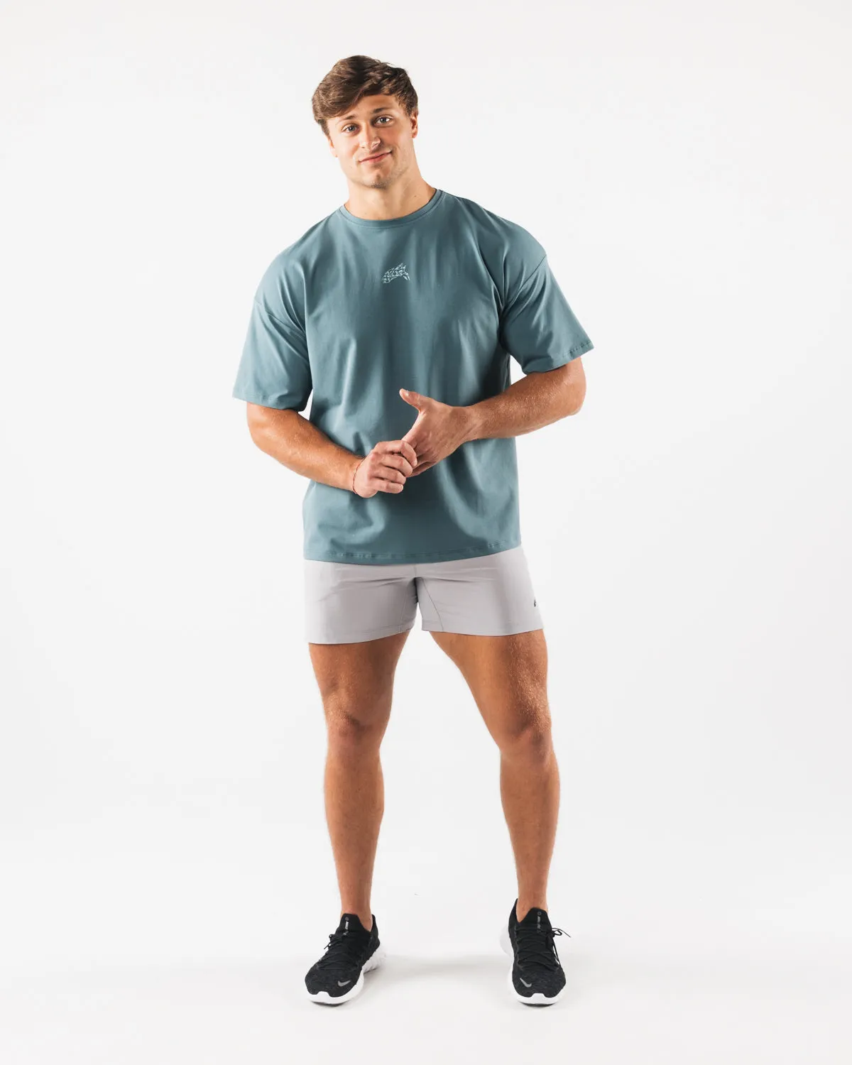 Wolf Head Paisley Print Tee - Turquoise sold by Alphalete product image thumbnail 2