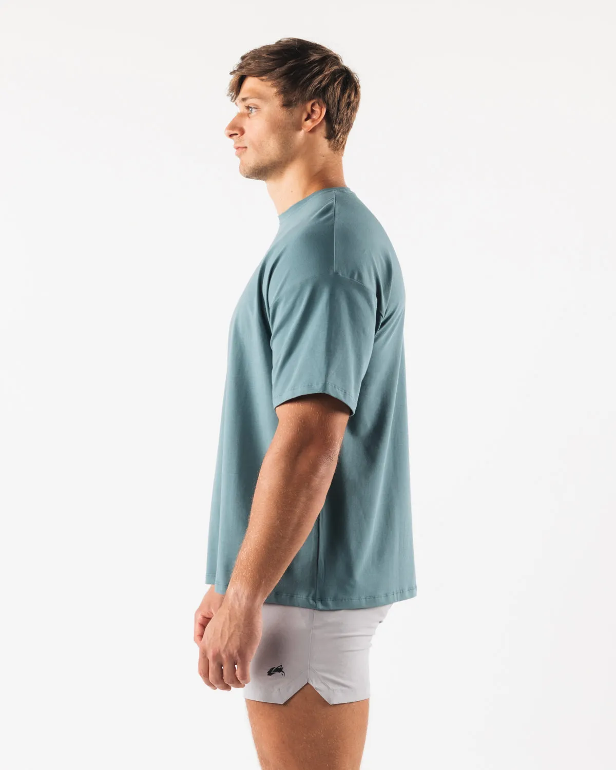 Wolf Head Paisley Print Tee - Turquoise sold by Alphalete product image thumbnail 3