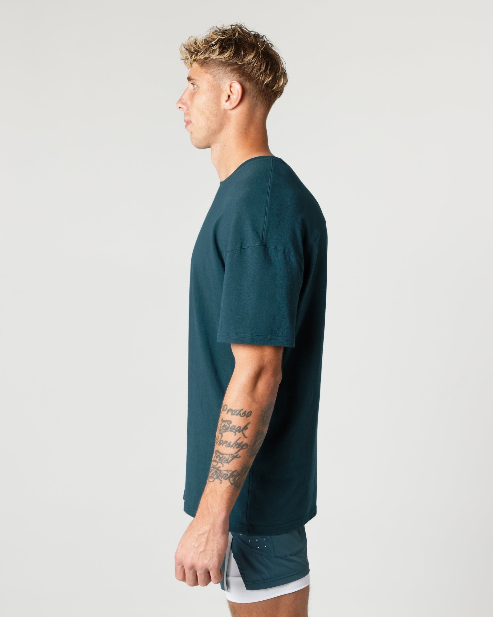 Heavy Cotton Core Tee - Midnight sold by Alphalete product image thumbnail 4