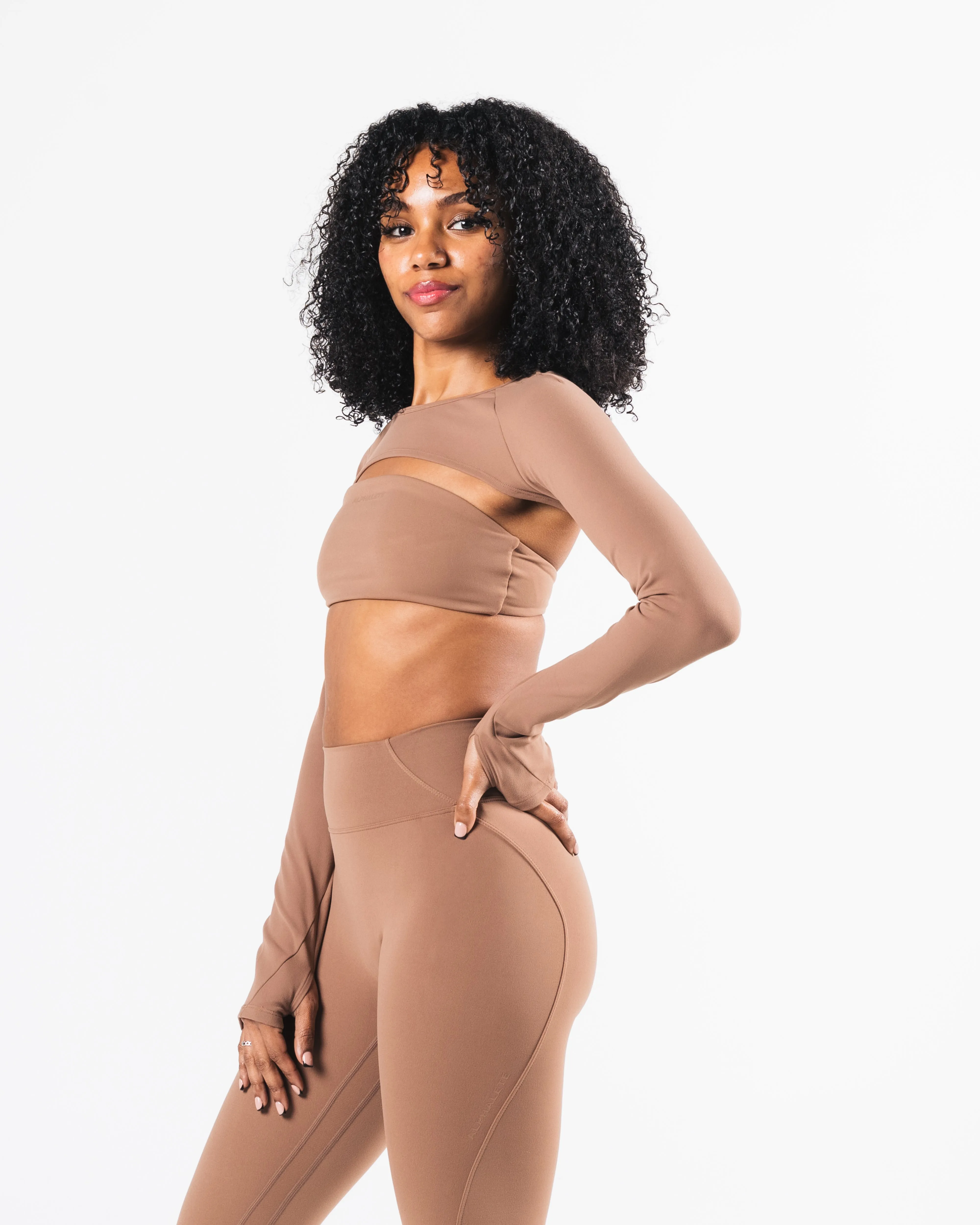 Aura Shrug LS - Oak sold by Alphalete product image thumbnail 3