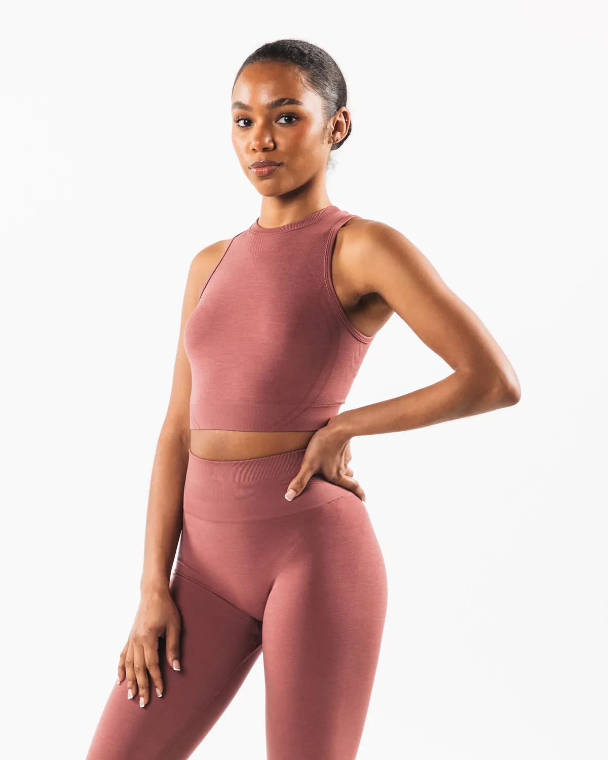 Stratus Crop Tank - Rose sold by Alphalete product image thumbnail 3