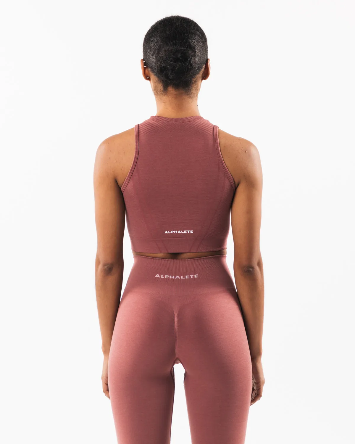 Stratus Crop Tank - Rose sold by Alphalete product image thumbnail 4