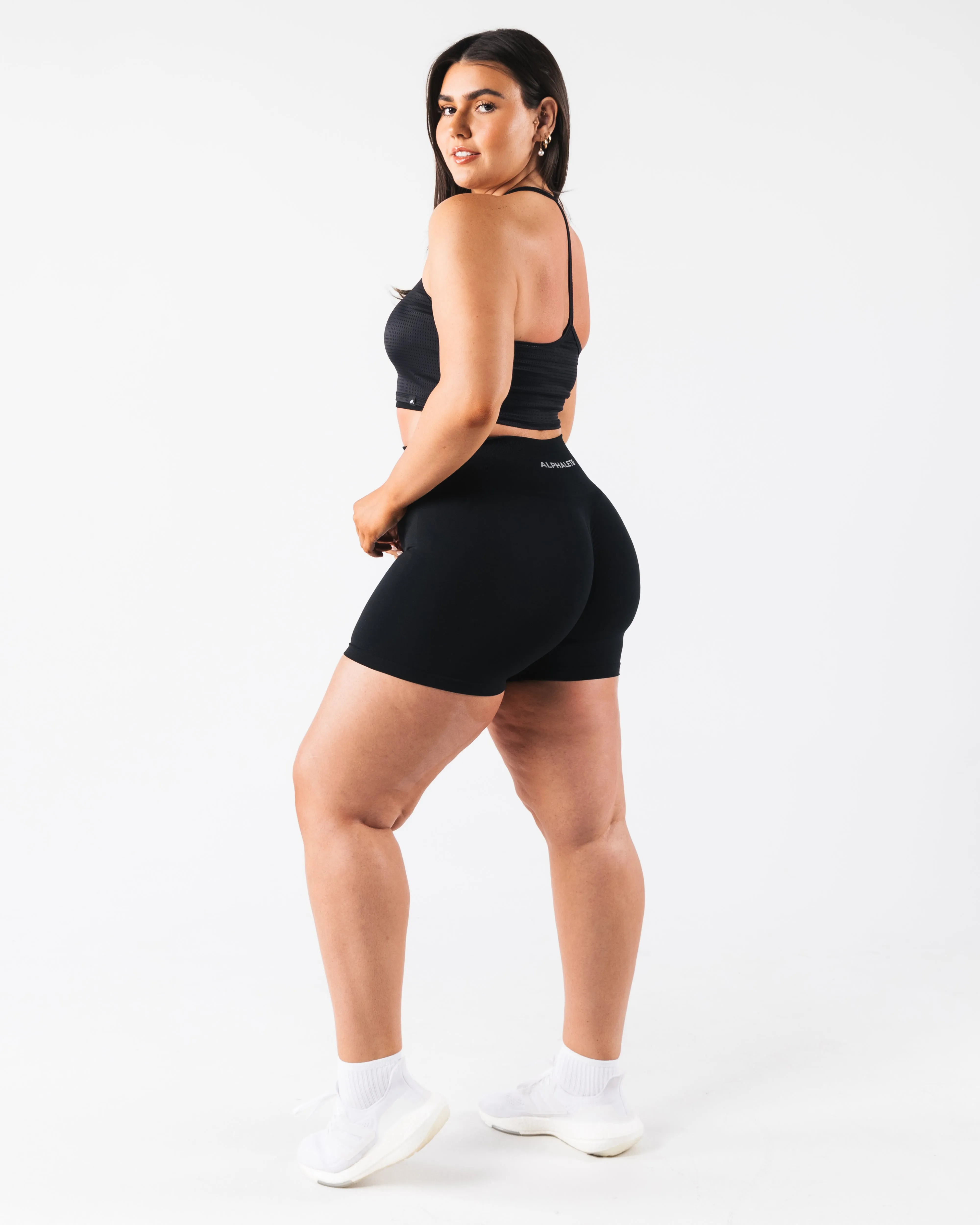 Margo Mesh Tank - Black sold by Alphalete product image thumbnail 2