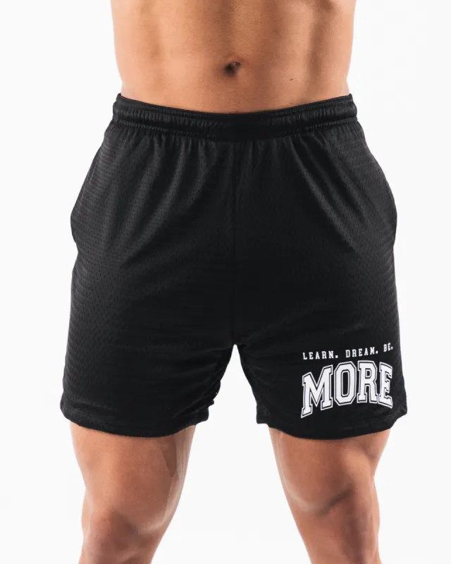LDB More Mesh Short 6” - Black sold by Alphalete