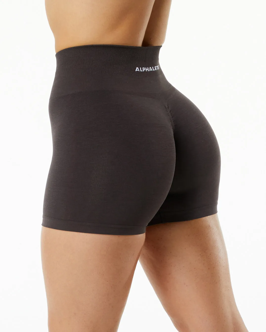 Amplify Short 4.5" - Chocolate sold by Alphalete
