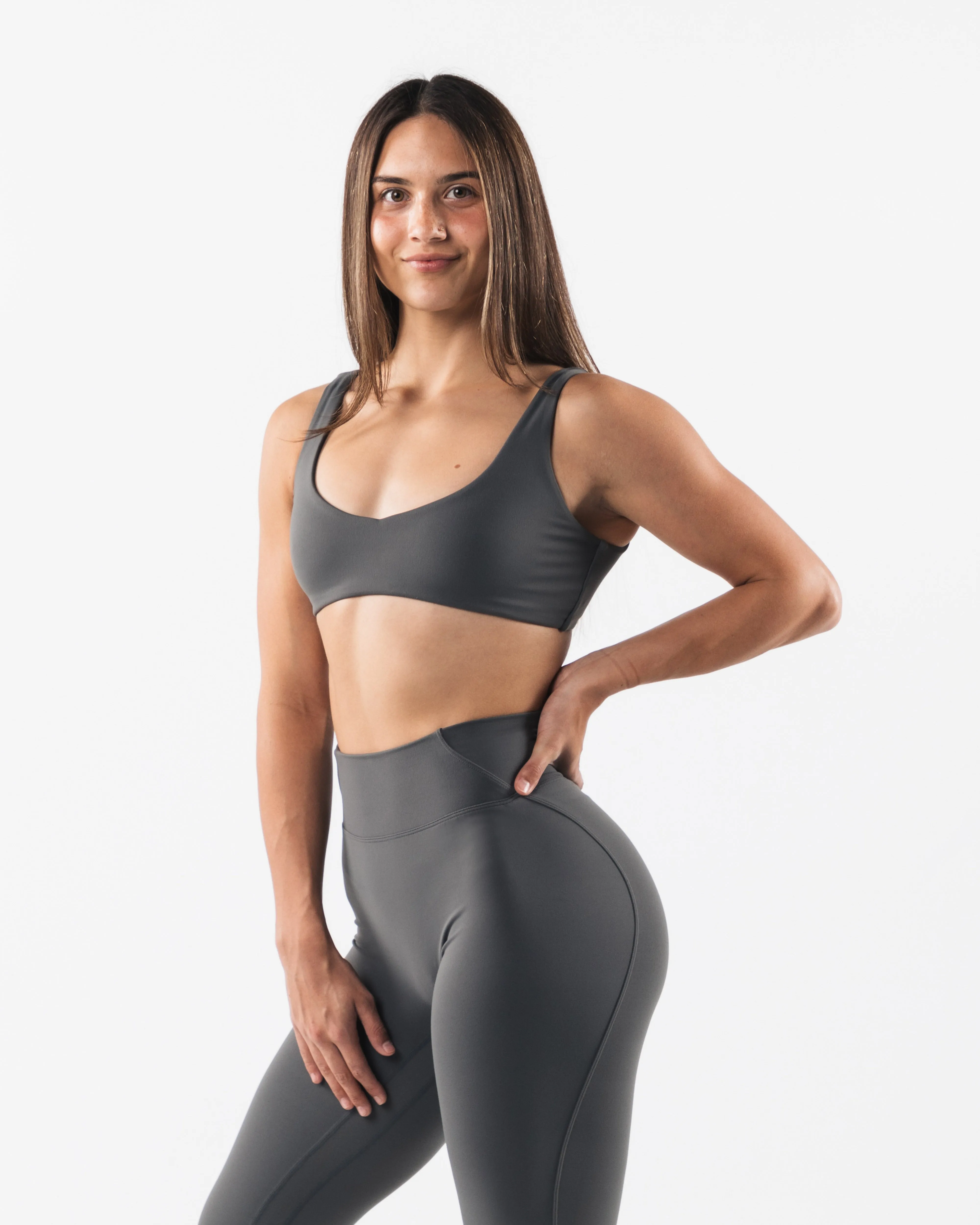 Aura Sculpt Bra - Pewter sold by Alphalete product image thumbnail 4