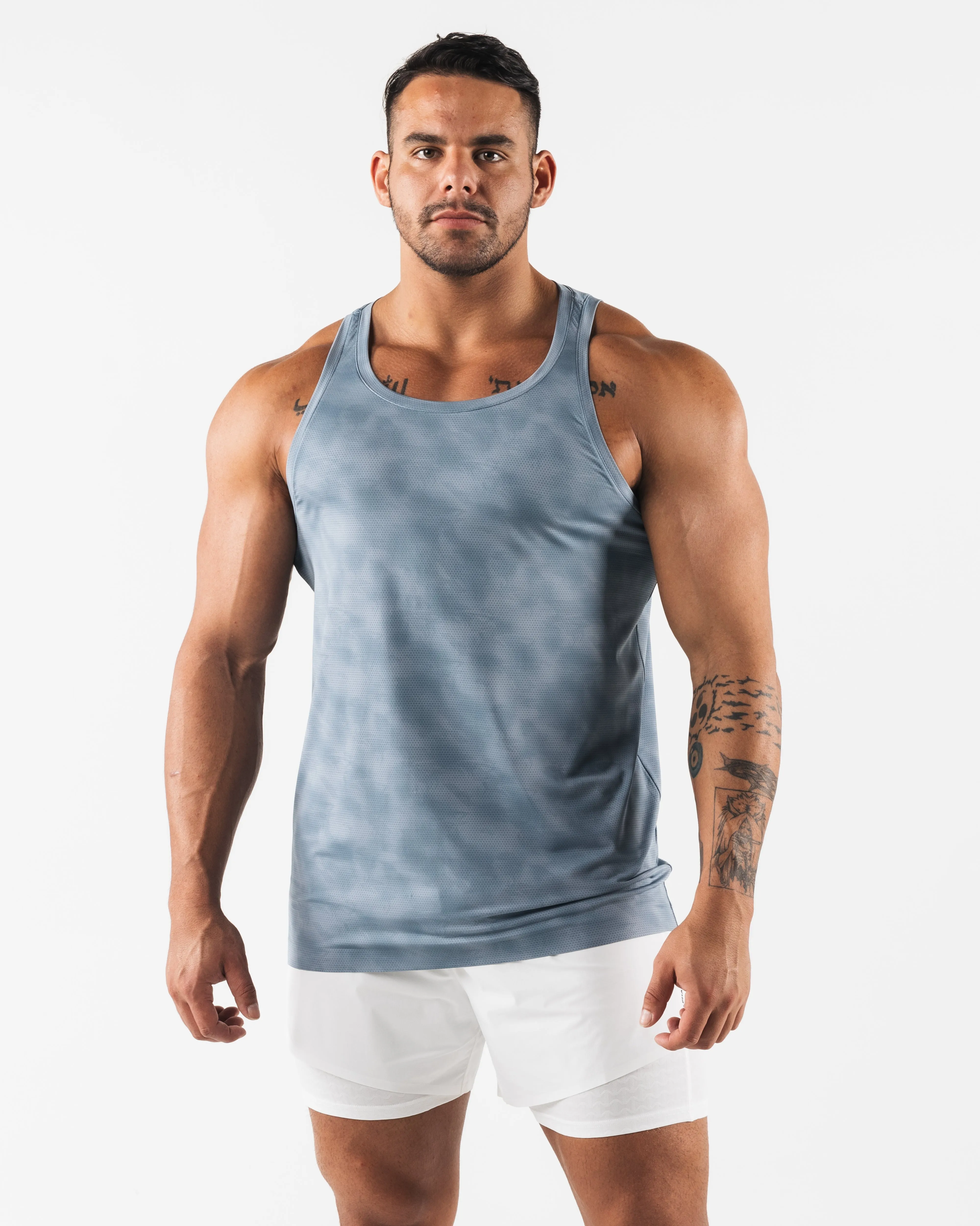 Racer Tank - Slate Print sold by Alphalete