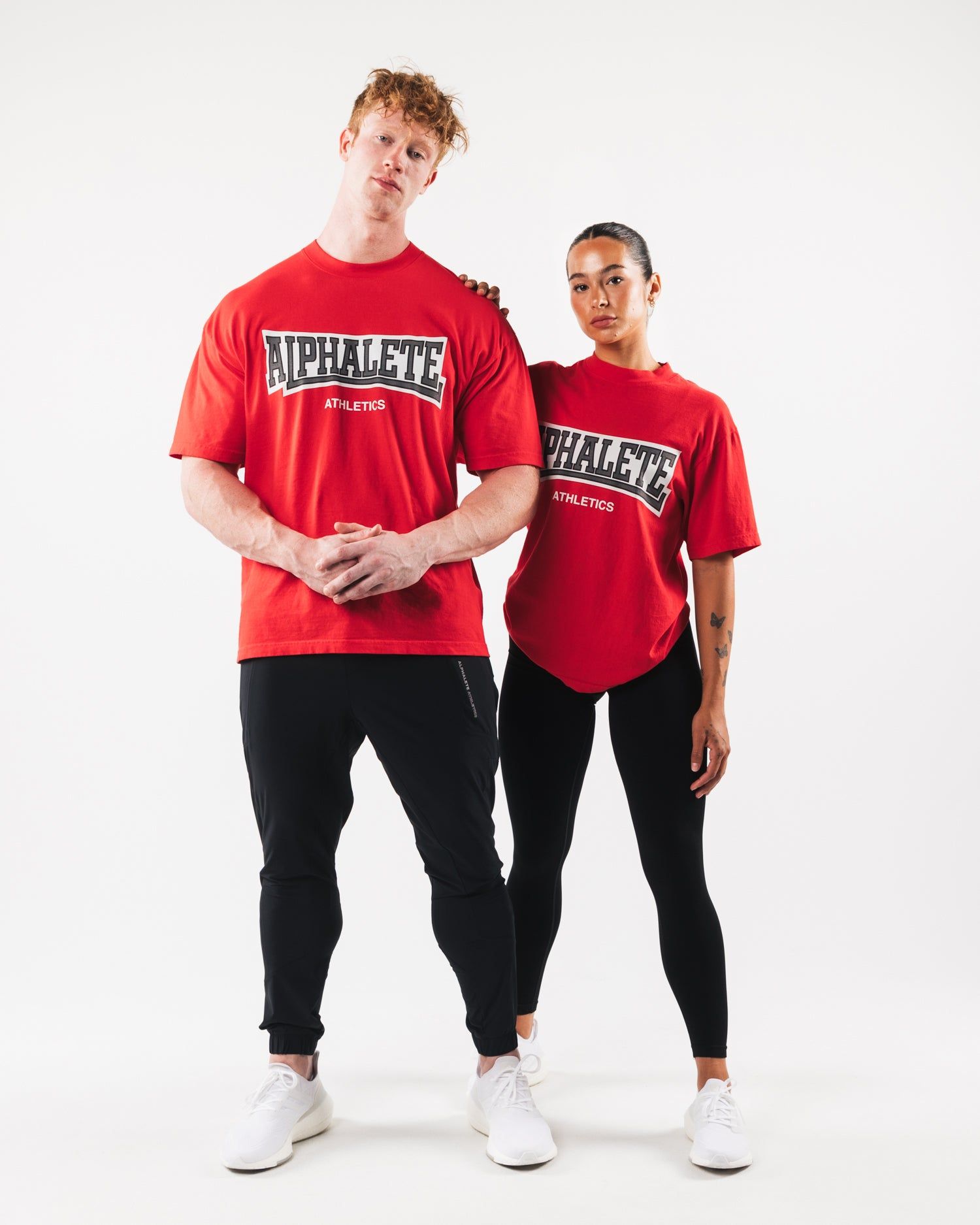 Varsity Tee - Red sold by Alphalete