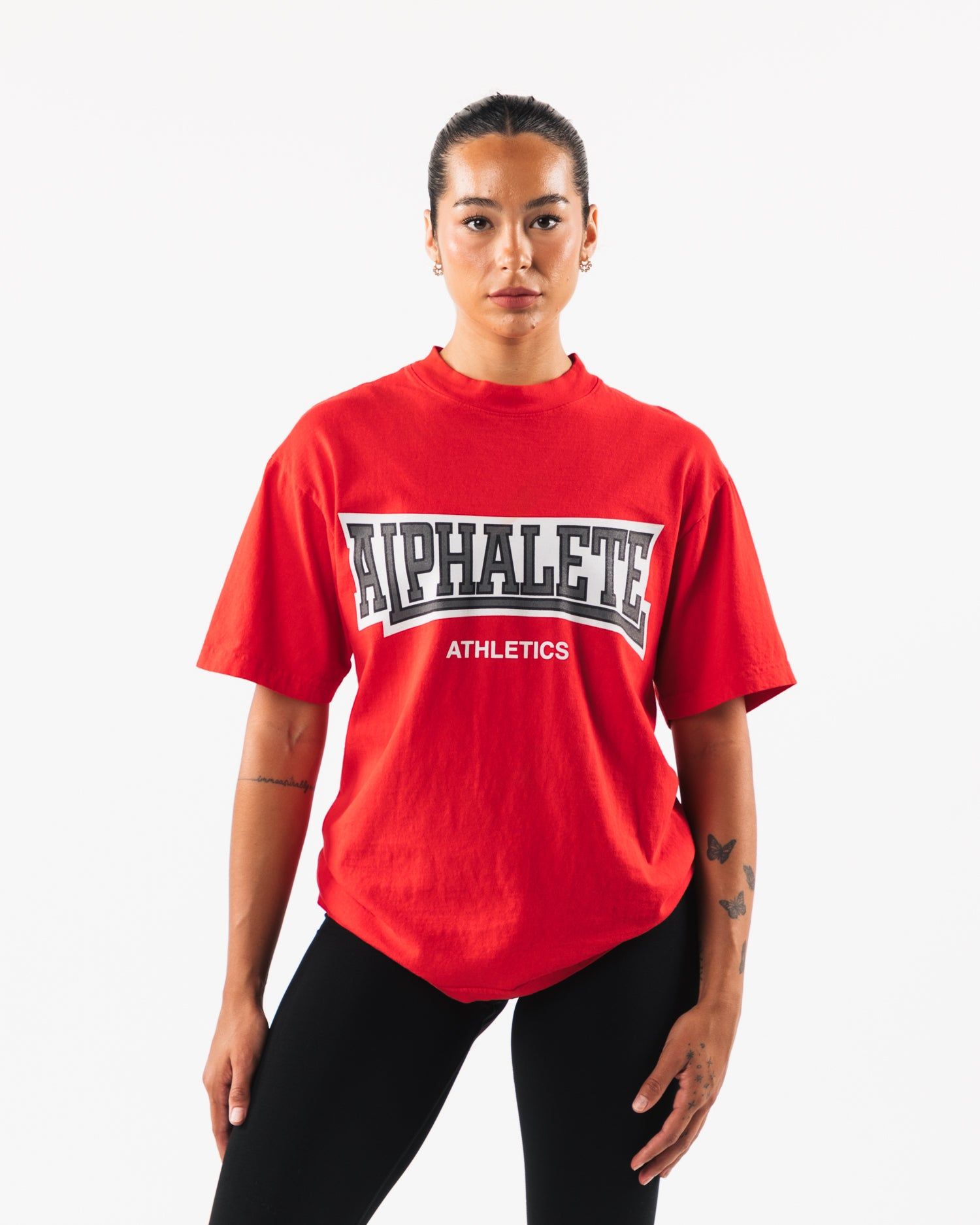 Varsity Tee - Red sold by Alphalete product image thumbnail 3