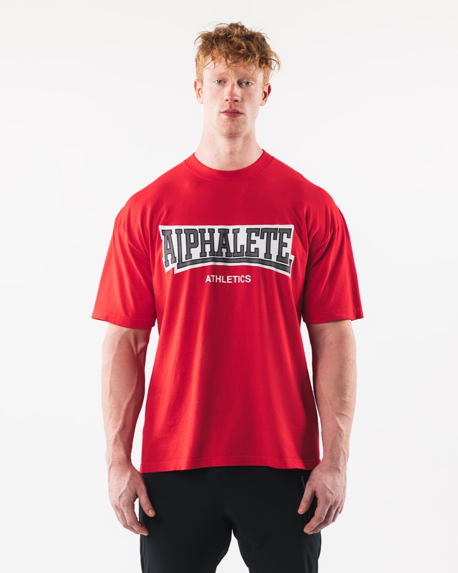 Varsity Tee - Red sold by Alphalete product image thumbnail 2